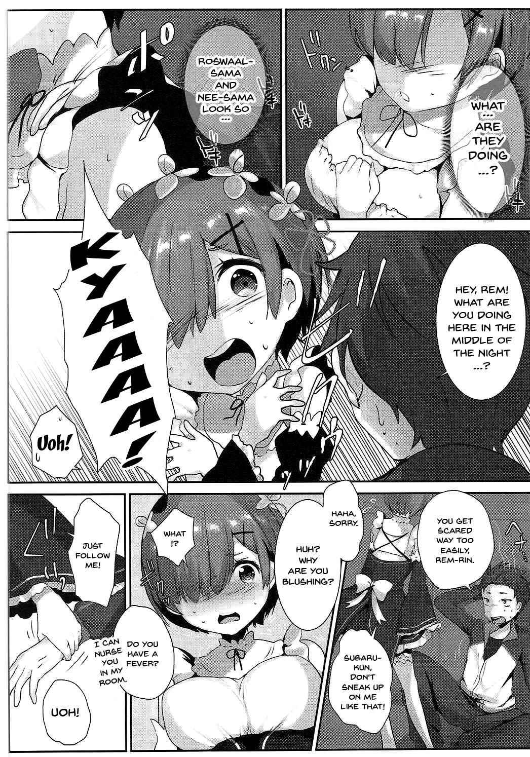 (C90) [Mataro (Mataro)] Rem no Ecchi na Nayami o Kaiketsu shitekudasai | Please Help Release Rem's Pent Up Sexual Frustration (Re:Zero kara Hajimeru Isekai Seikatsu) [English] {Doujins.com}