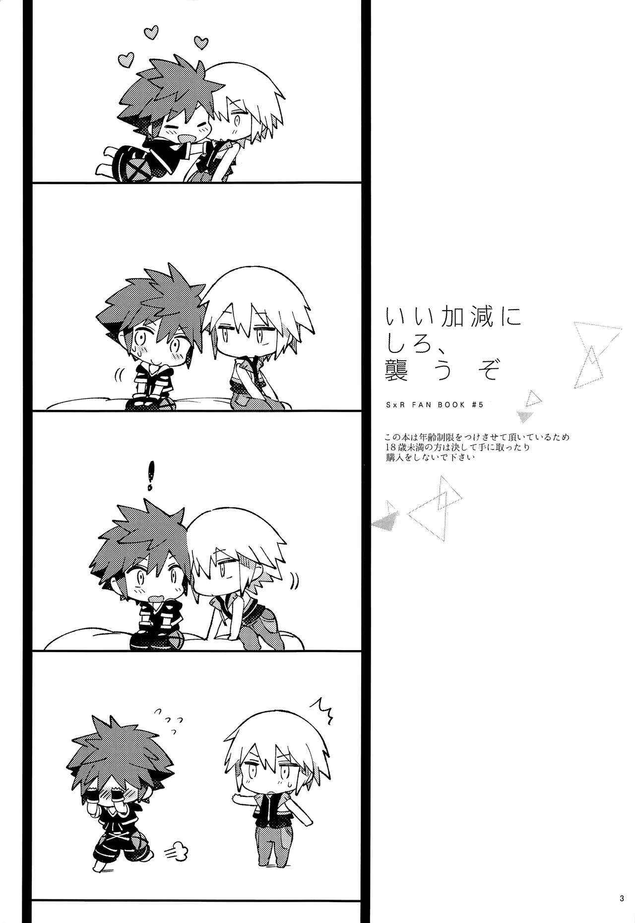 (C92) [esto (Ninomotoko)] Iikagen ni Shiro, Osou zo (Kingdom Hearts)