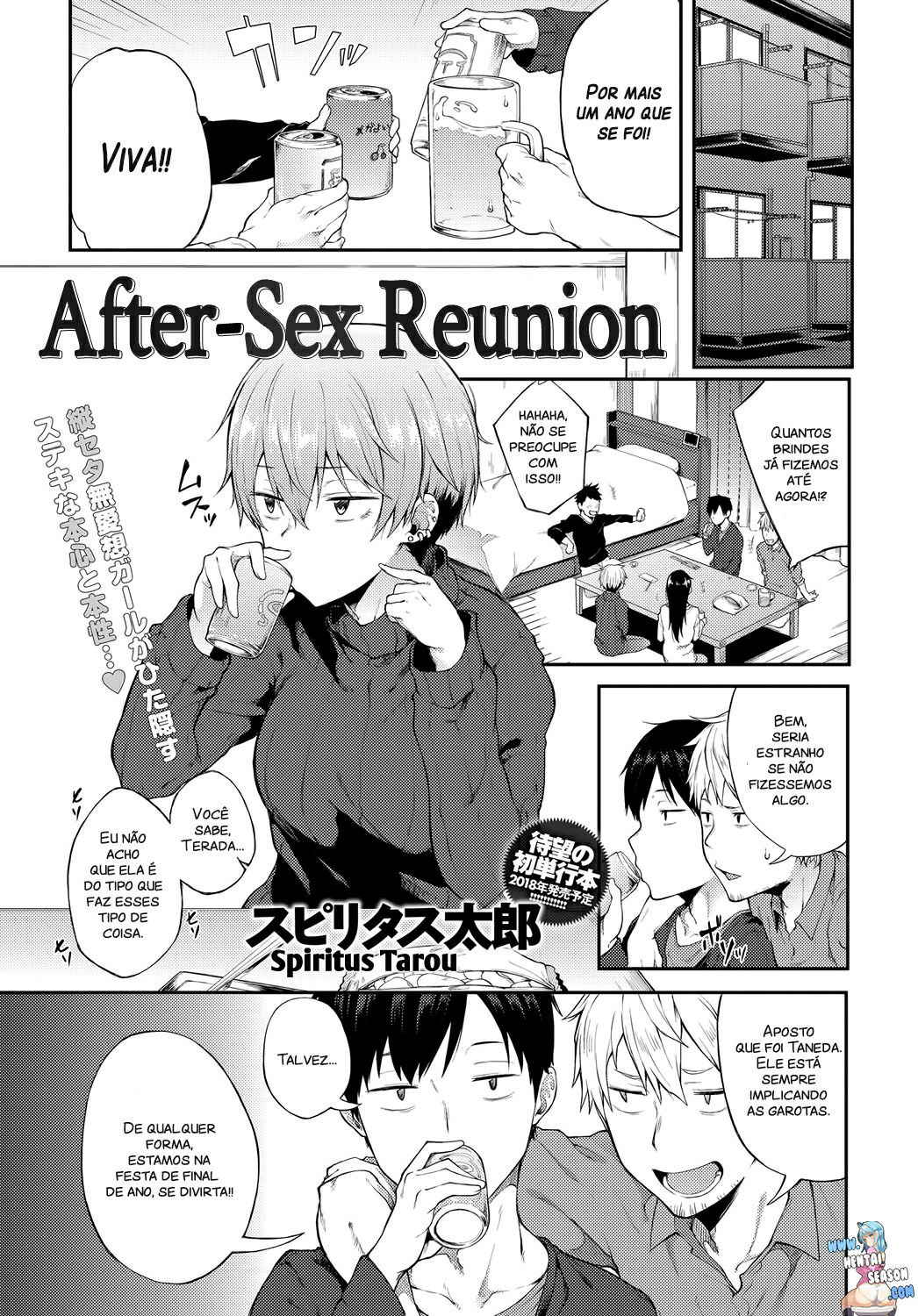 [Spiritus Tarou] Saikai wa Sex no Ato de | After-Sex Reunion (COMIC Anthurium 2018-01) [Portuguese-BR] [Hentai Season] [Digital]