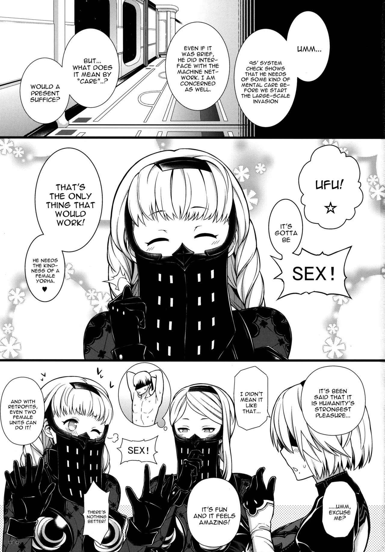 (C92) [Monmo Bokujou (Uron Rei)] Kimi no Egao ga Boku no Hoshi (NieR:Automata) [English] [constantly]