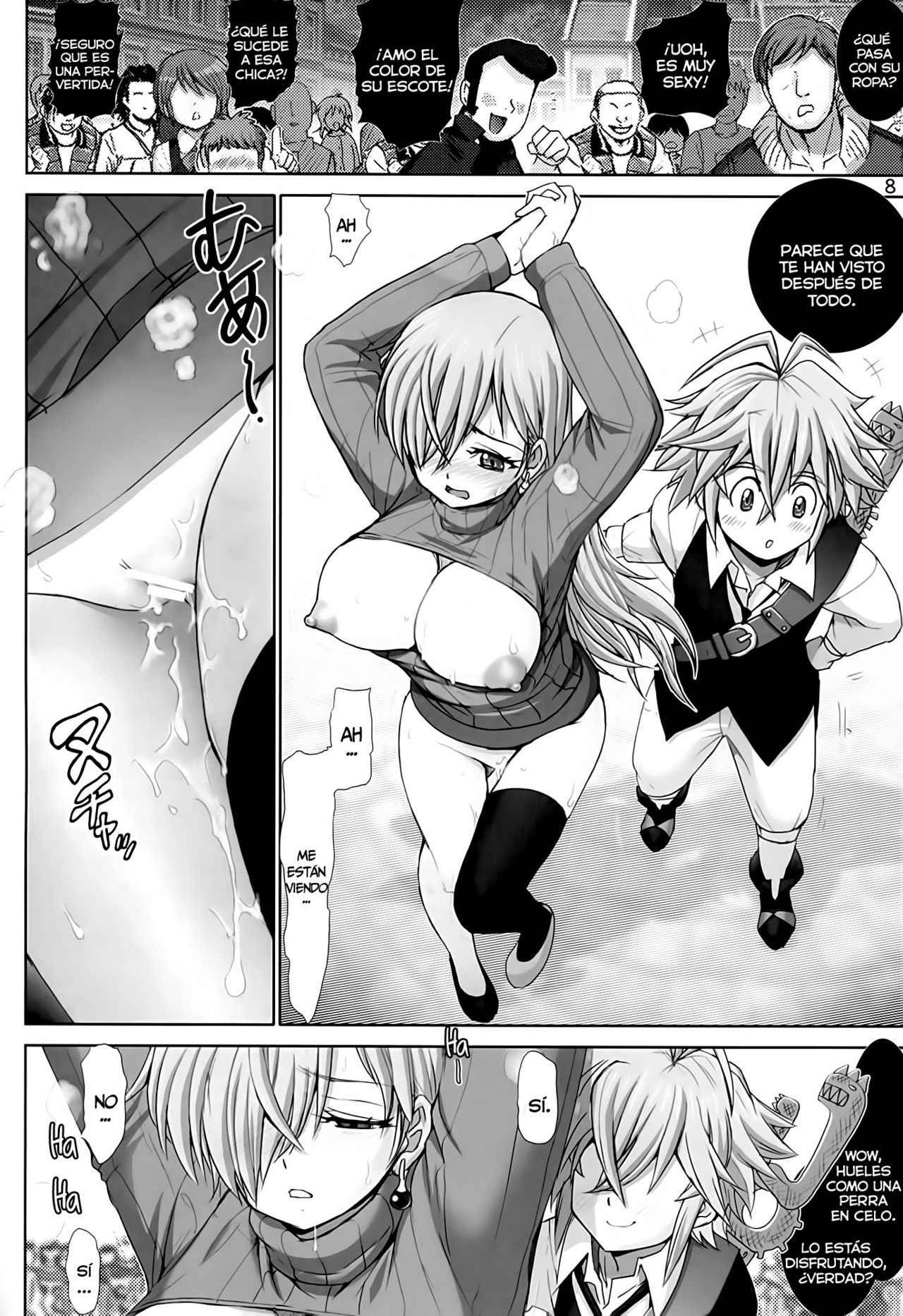 (C87) [Raijinkai (Haruki Genia)] Elizabeth ni Rei no Sweater Kisete mita (Nanatsu no Taizai) [Spanish] [NTINFS]