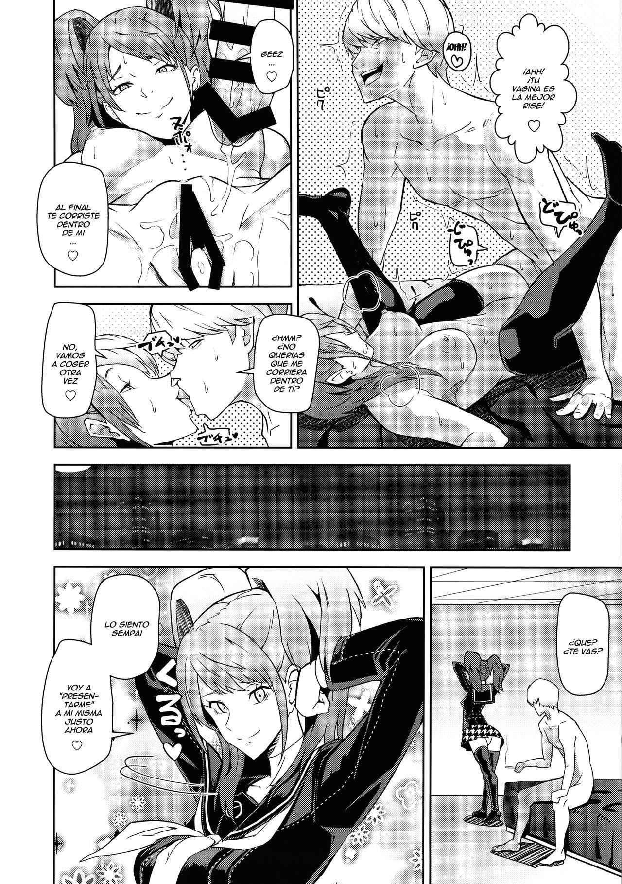 (COMIC1☆10) [Poppenheim (Kamisyakujii Yubeshi)] Shadow World III Kujikawa Rise no Baai (Persona 4) [Spanish] [Ero-Ecchi Scanlation]