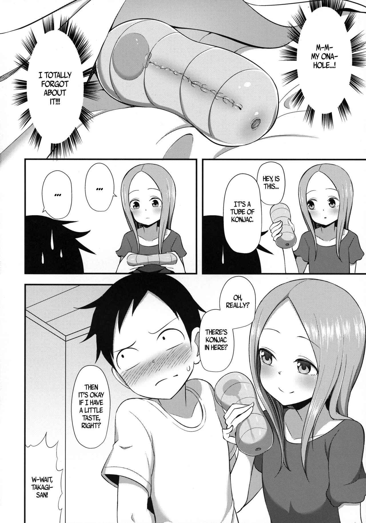 (COMIC1☆13) [Starmine18 (HANABi)] Takagi-san to Onahole | Takagi-san and an Onahole (Karakai Jouzu no Takagi-san) [English] [Rotoscopic]