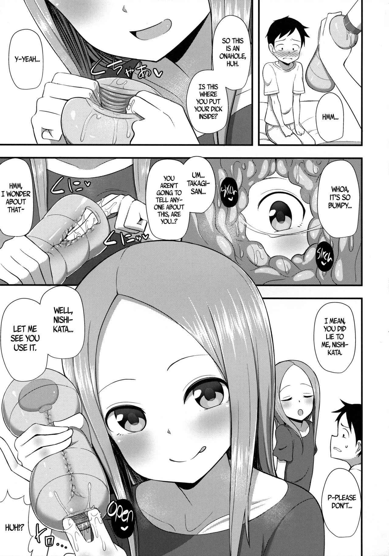 (COMIC1☆13) [Starmine18 (HANABi)] Takagi-san to Onahole | Takagi-san and an Onahole (Karakai Jouzu no Takagi-san) [English] [Rotoscopic]