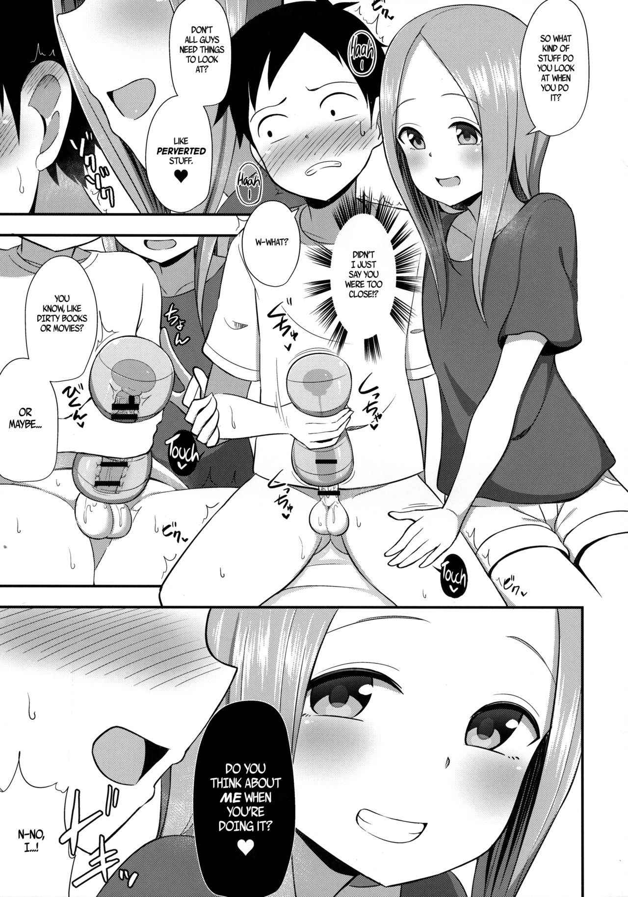 (COMIC1☆13) [Starmine18 (HANABi)] Takagi-san to Onahole | Takagi-san and an Onahole (Karakai Jouzu no Takagi-san) [English] [Rotoscopic]