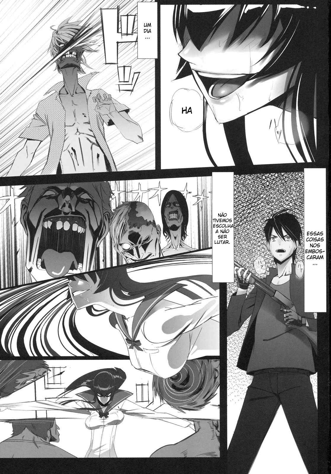 [B☆STROKE (Hijiki)] Busujima Trans (HIGHSCHOOL OF THE DEAD) [Portuguese-BR] [BabyMassacre]