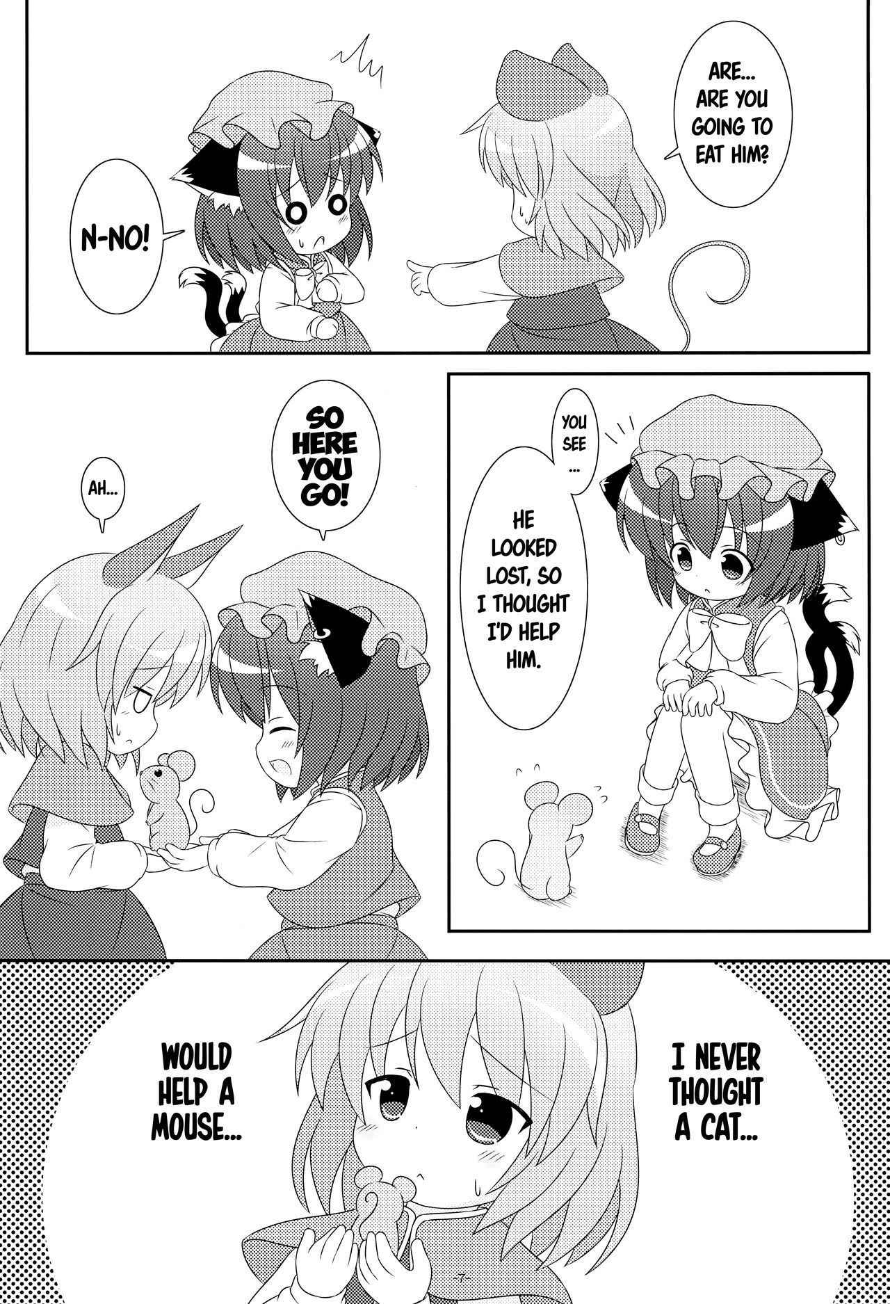 (Yakumo Safari Park 4) [Rakka Sokudo 2.5 (Pira)] Yappari Neko nano. 2 (Touhou Project) [English] [ATF]