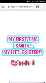 [Porori] My First Time is with.... My Little Sister?! (Ongoing)