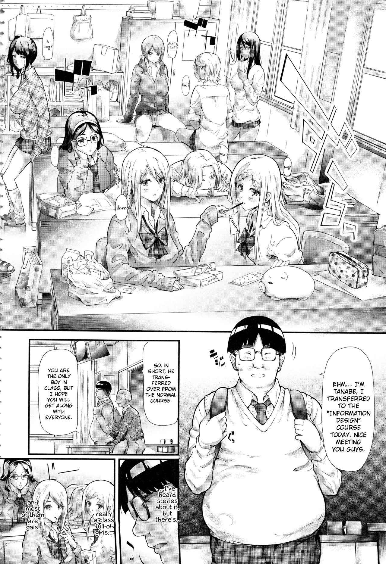 [Shiki Takuto] Gal Tomo Harem – The Harem of a Gal Friend Ch. 1 {Hennojin}