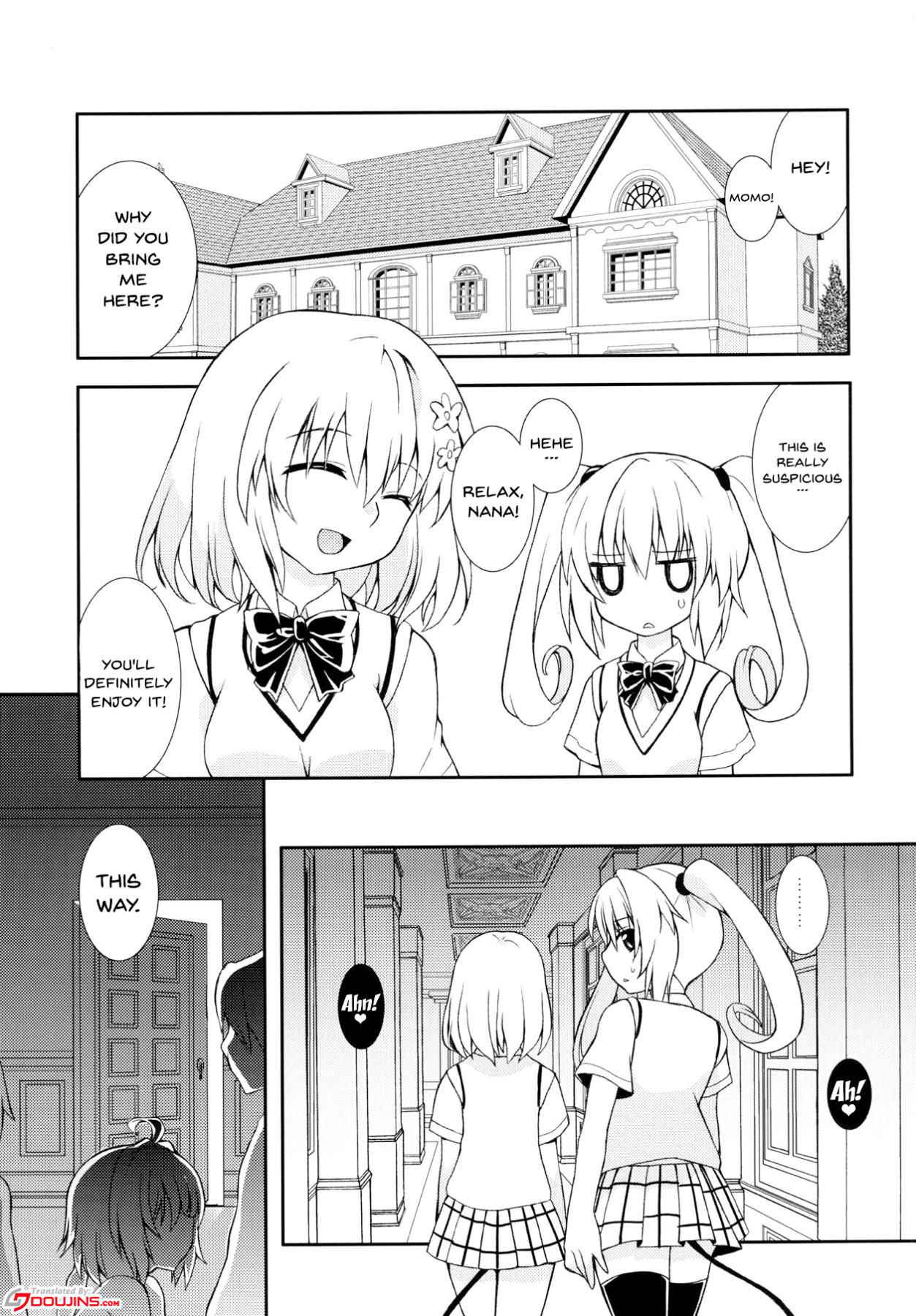 (C83) [Katsuma Gokurakudou (Katsuma Rei)] MomoNana Darkness (To LOVE-Ru Darkness) [English] {Doujins.com}