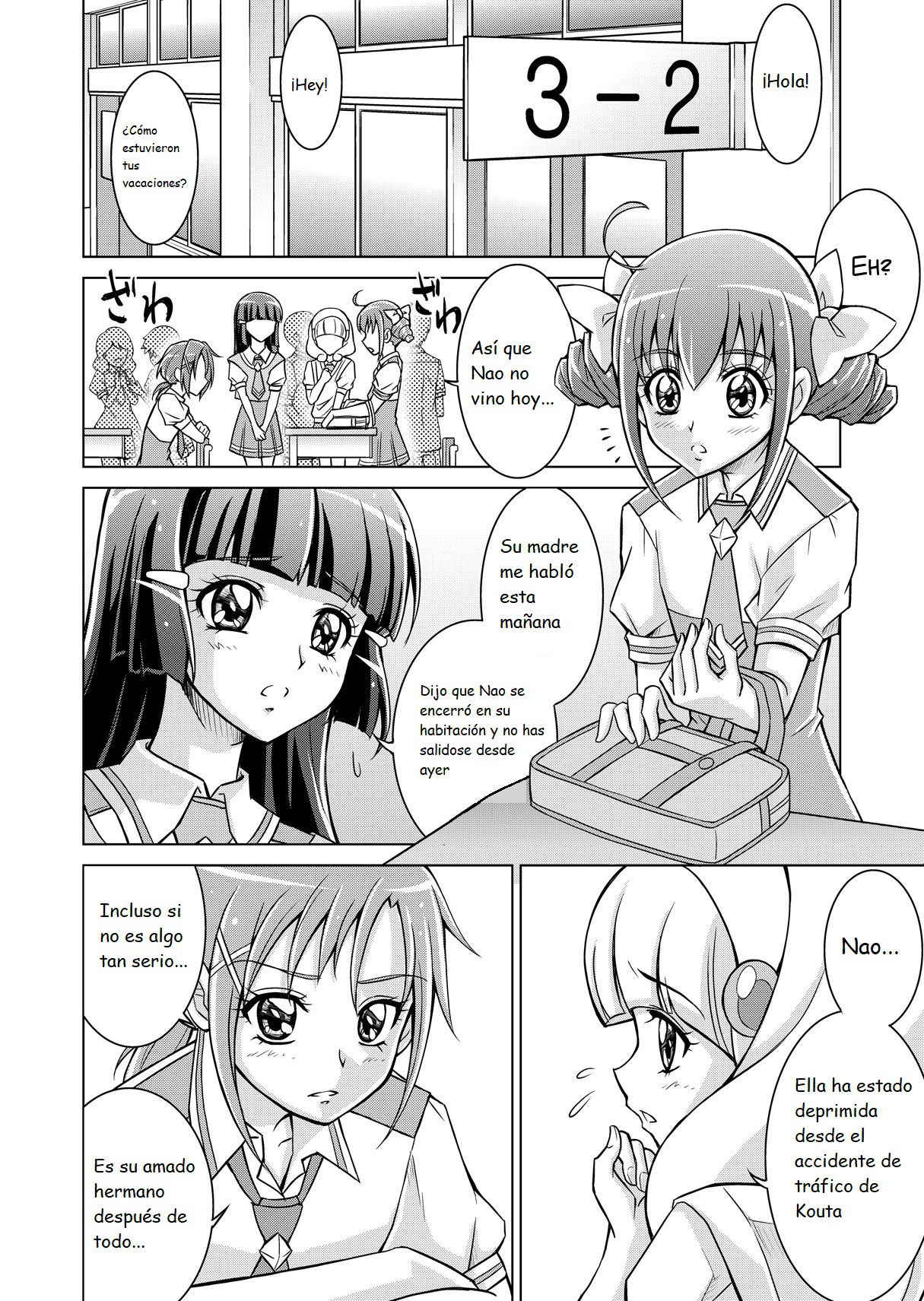 [MACXE'S (monmon)] Doujin Smile Precure! -Mou Hitotsu no Bad End- [Heroina Shokushu Kairaku Sennou] (Smile Precure!) [Spanish]