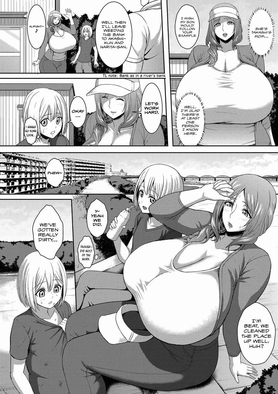 [Kuroharuto] Chounyuu Okaa-san Chounai Souji de Hito Yogore | Big-Breasted Mom Getting Dirty in the Neighbourhood Clean-up (COMIC Magnum Vol. 88) [English] [Vilis]