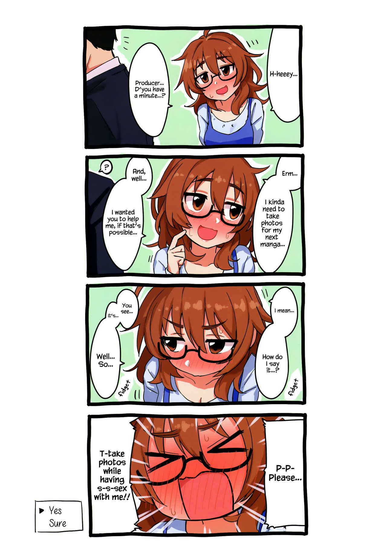 (COMIC1☆13) [Gyuunyuu Nomiba (Gyuunyuu Umao)] Hamedori Hina-san | Hina's Sex Photographs (THE IDOLM@STER CINDERELLA GIRLS) [English] =TV=