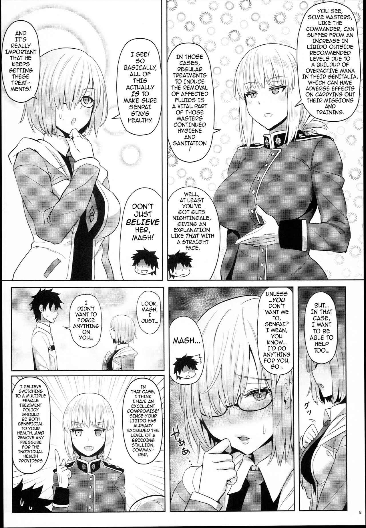 (C94) [COMEX (Zhen Lu)] Kouhai no Amai Ryouhou | My Junior’s Lovey-Dovey Treatment (Fate/Grand Order) [English] {darknight}