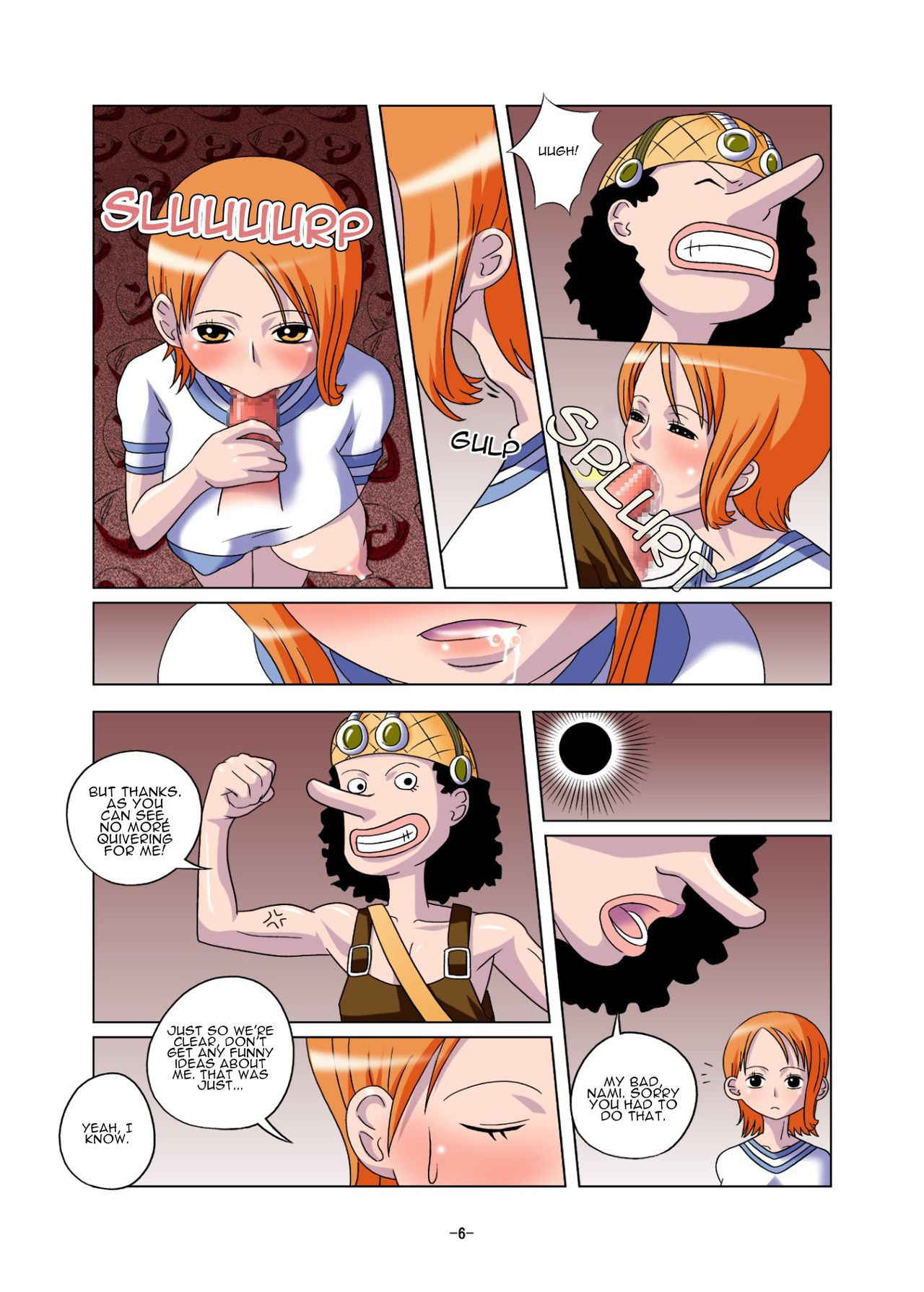 [Raisin Pie (Tamaki Denchuu)] Shoku no Utage | Feast of the Eclipse (One Piece) [English] [EHCOVE]