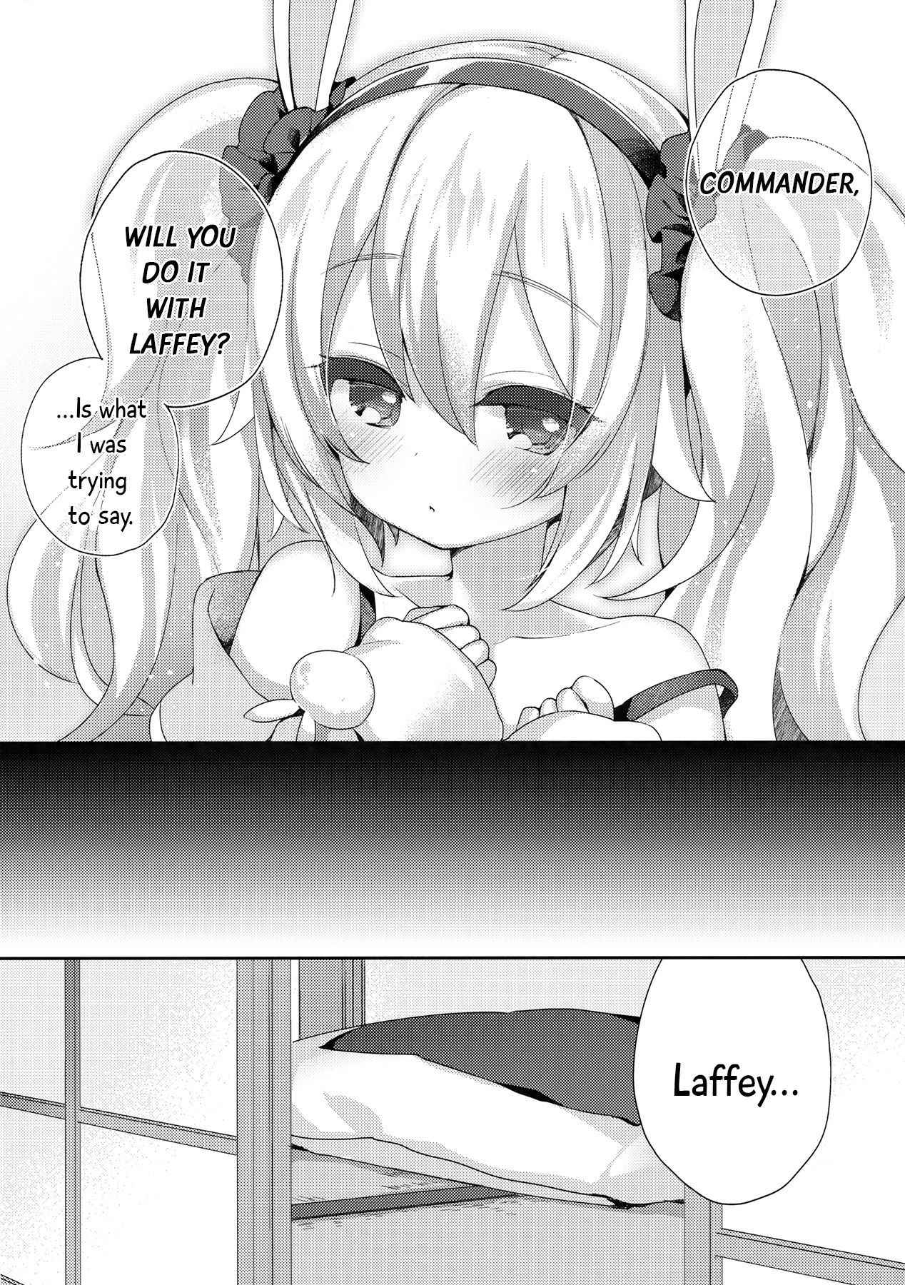 (C93) [Touyoko Surfrider (Fummy)] Shikikan, Laffey to… suru? | Commander, Will You... With Laffey? (Azur Lane) [English] [Zugen]