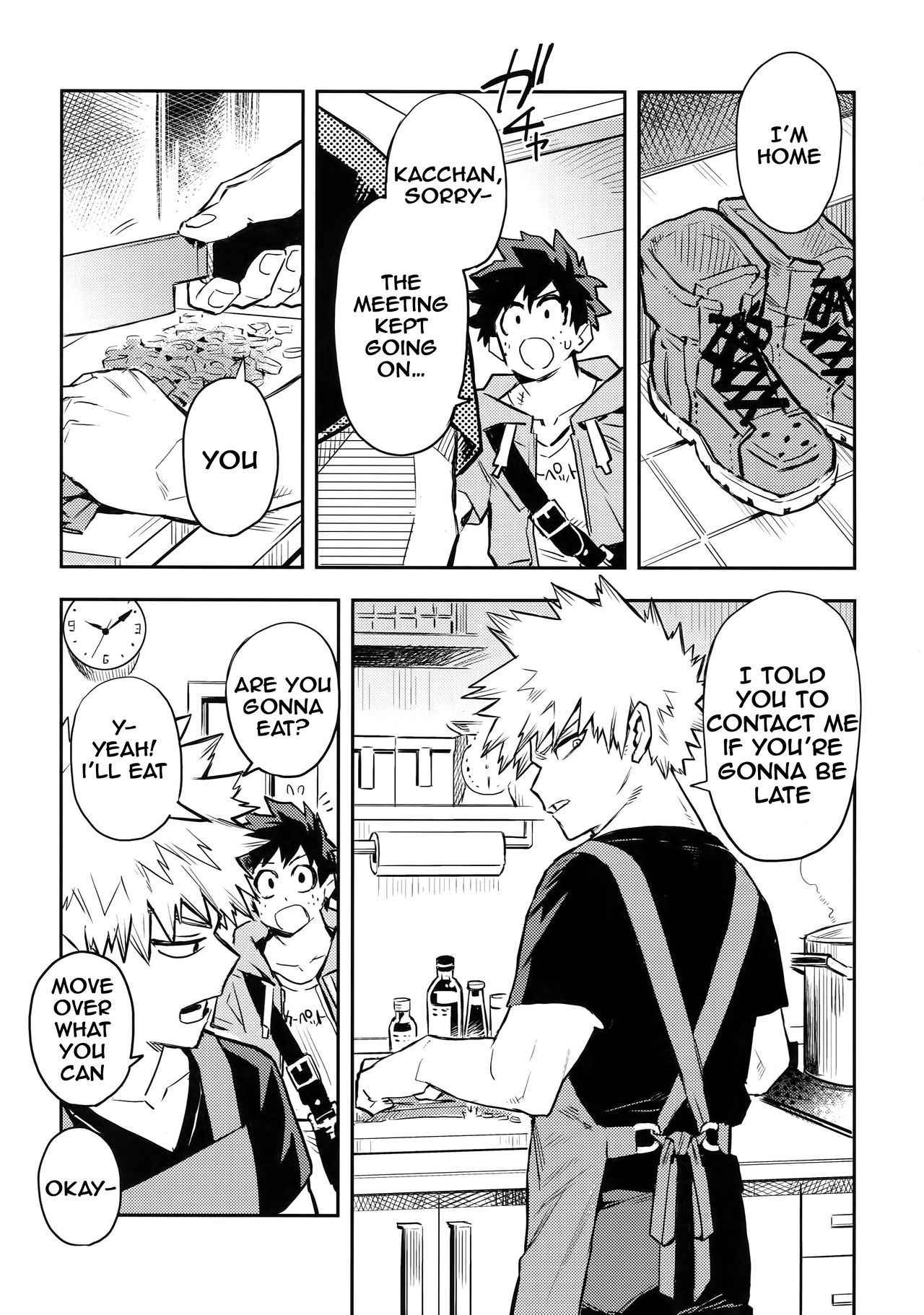 (Douyara Deban no Youda! 12) [Kometubu (Rittiri)] Kazehiki Kacchan to Boku no Koubousen | The Battle Between Sick Kacchan and Me (Boku no Hero Academia) [English]