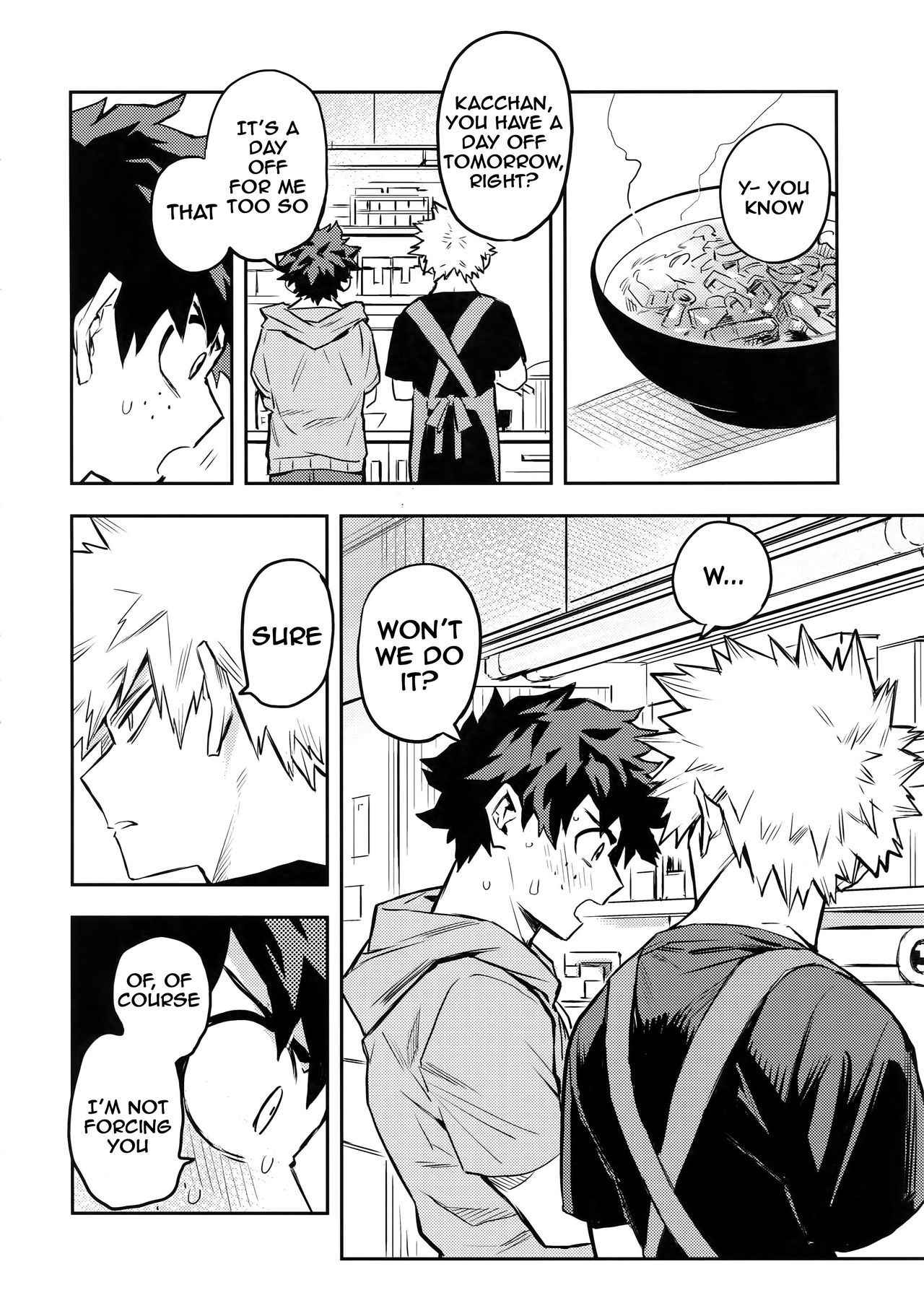 (Douyara Deban no Youda! 12) [Kometubu (Rittiri)] Kazehiki Kacchan to Boku no Koubousen | The Battle Between Sick Kacchan and Me (Boku no Hero Academia) [English]