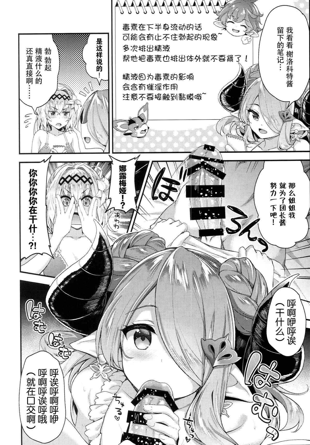 (C94) [Ichinose Land] Narmaya & Jeanne to Dokidoki Summer Vacation (Granblue Fantasy) [Chinese] [脸肿汉化组]