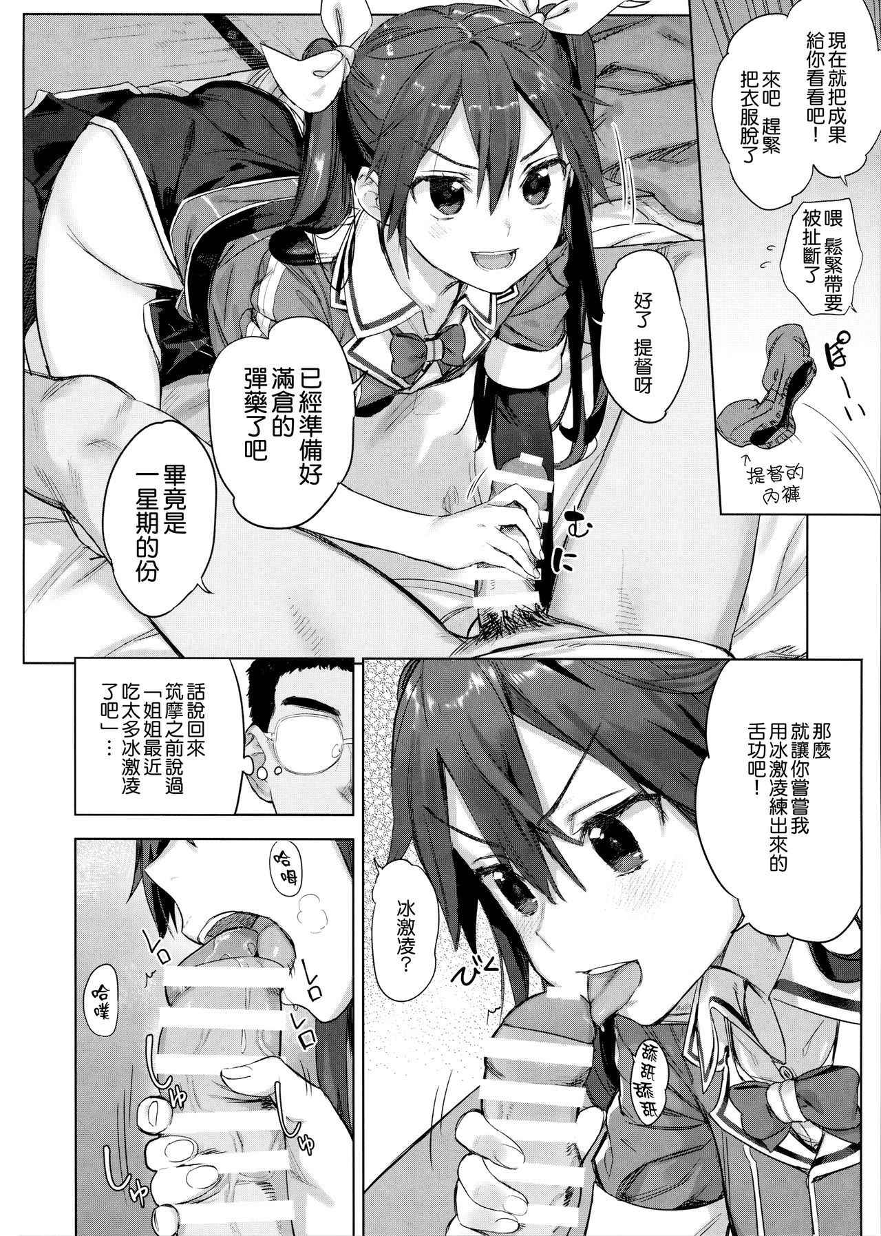 (C94) [Ajisaidenden (Kawakami Rokkaku, Takanashi Rei)] Teitoku yo Wagahai to Yasen de Jissen ja (Kantai Collection -KanColle-) [Chinese] [無邪気漢化組]