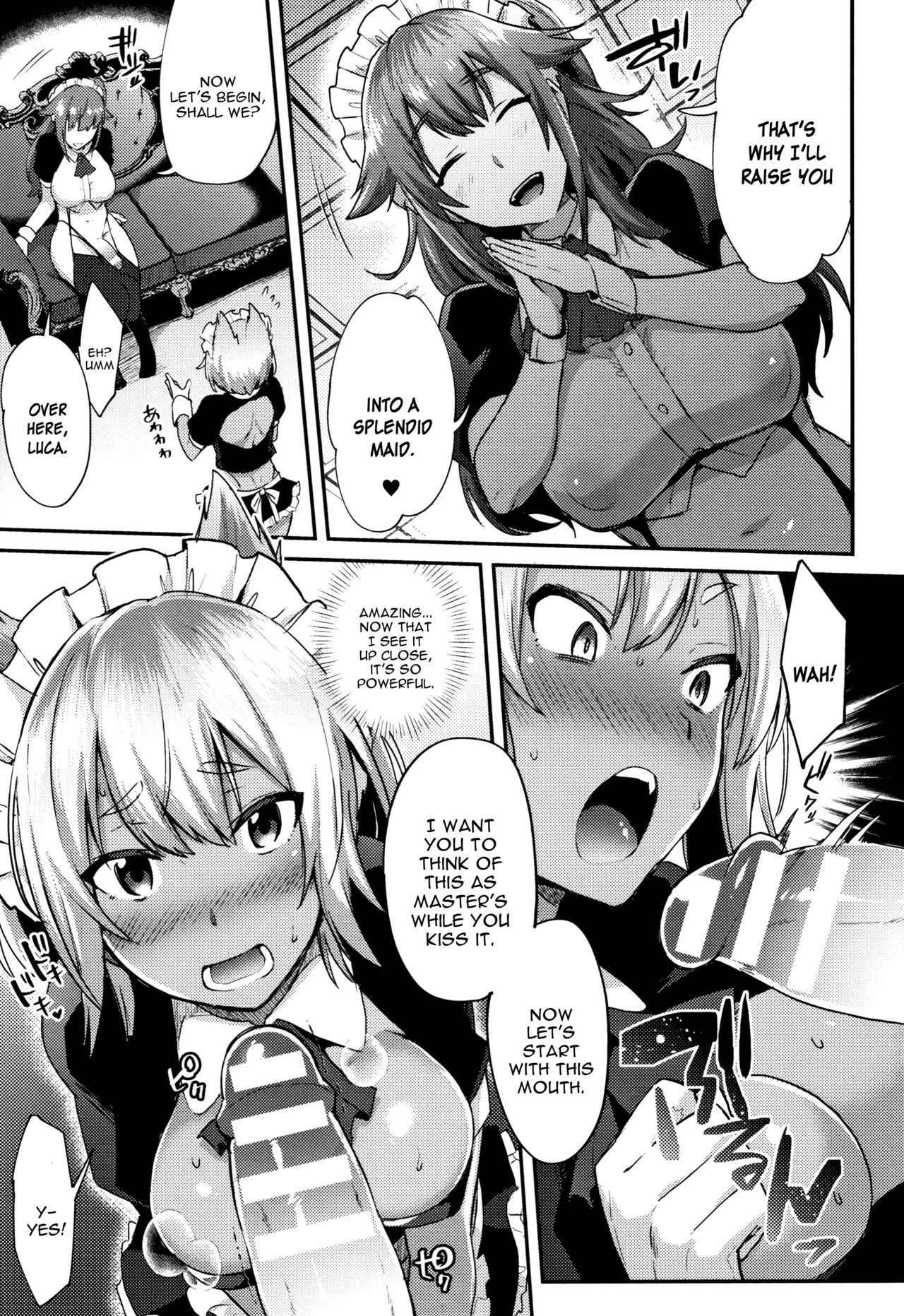 [Ikeshita Maue] Futa Maid ~Shiniri Maid Luca Ganbarimasu!~ (Trans Bitch) [English] [constantly]