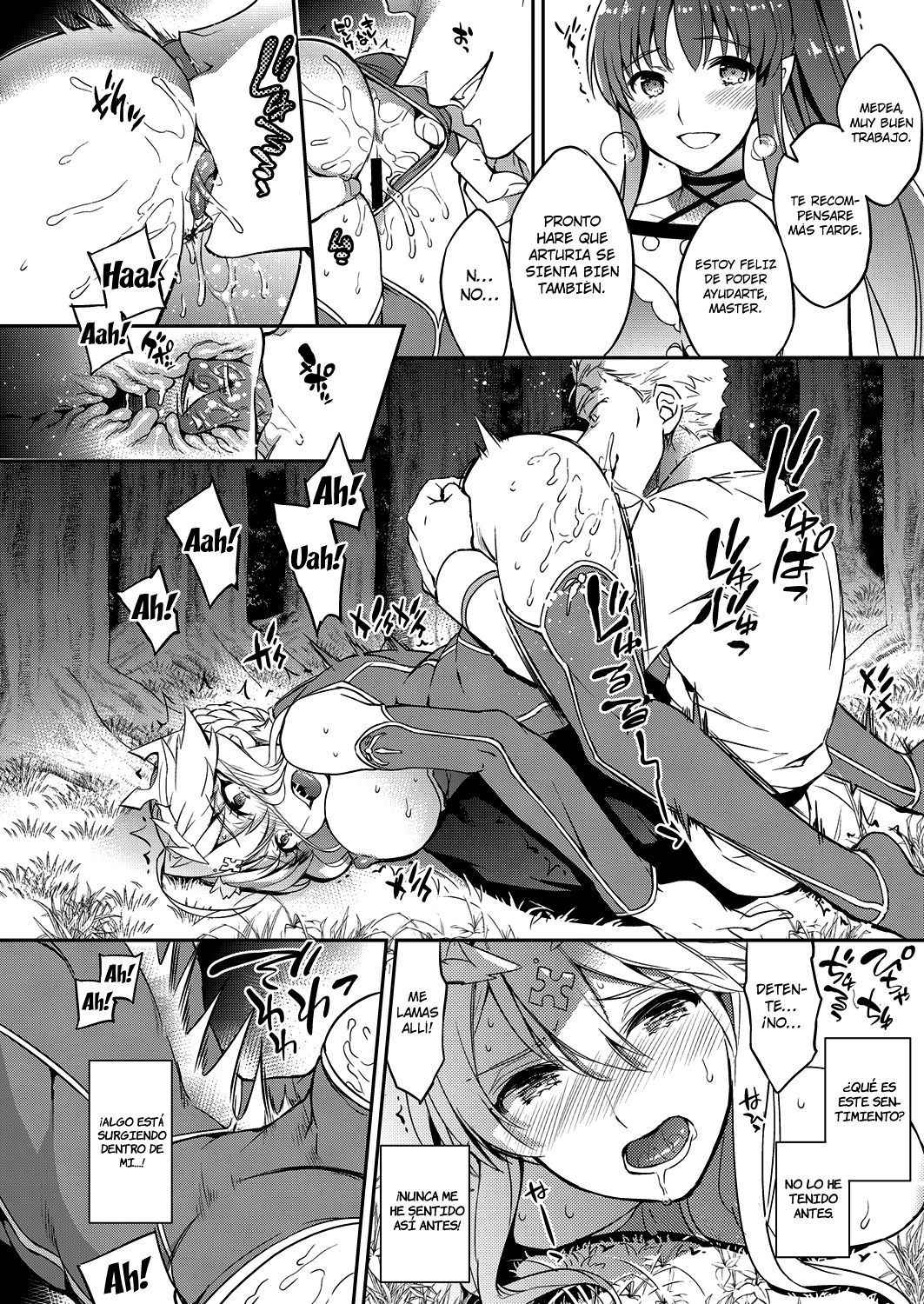 [Crazy9 (Ichitaka)] Shinjite Okuridashita Artoria ga NTRreru nante... | To Think That The Artoria I Believe In Could Be Doing NTR (Fate/Grand Order) [spanish][Digital]