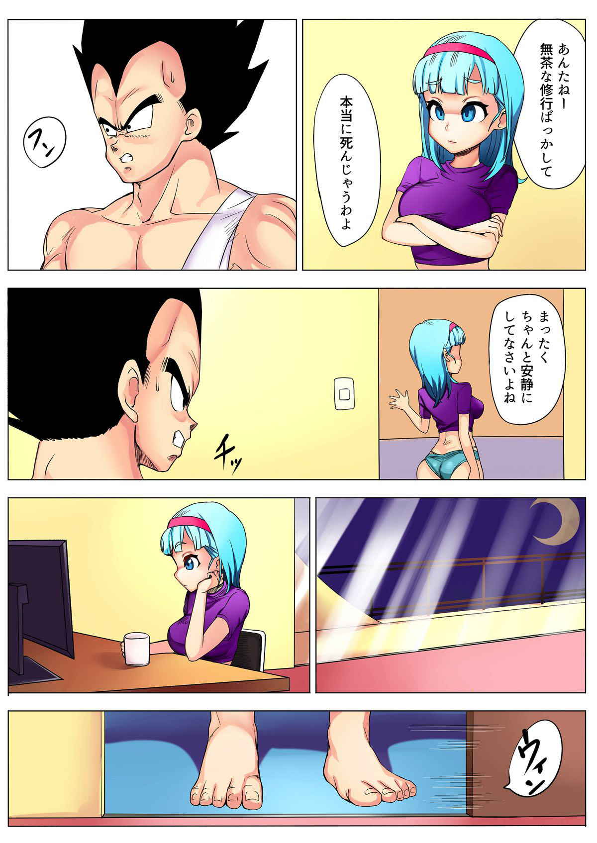 [Puranpuman] Bulma ga sabishi-sōna Vegeta o mite tsui nantonakuna hon (Dragon Ball Z)