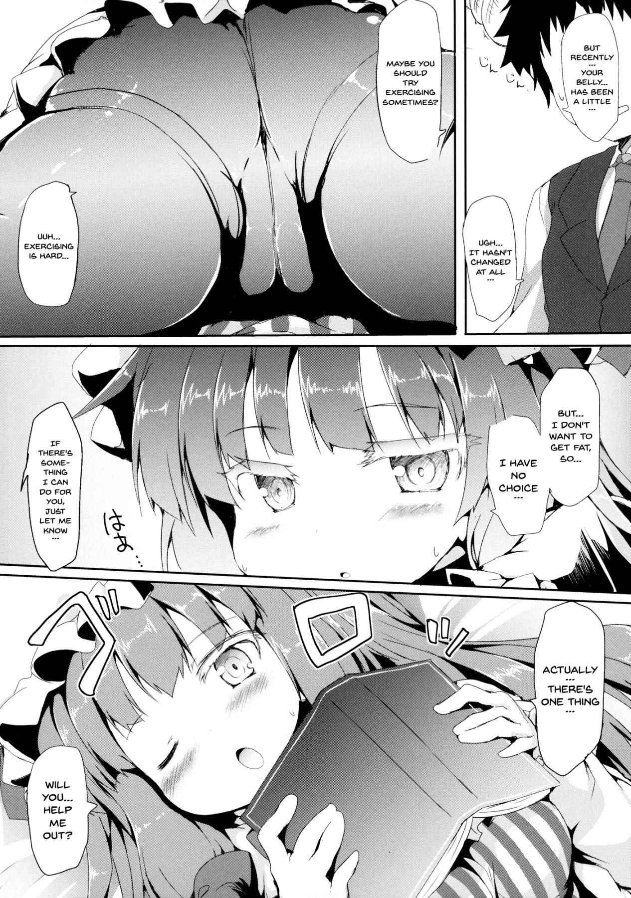 (Reitaisai 14) [Nechorapoddo (Nanpuu)] Patche Ecchi | Lewd Patche (Touhou Project) [English] {Doujins.com}