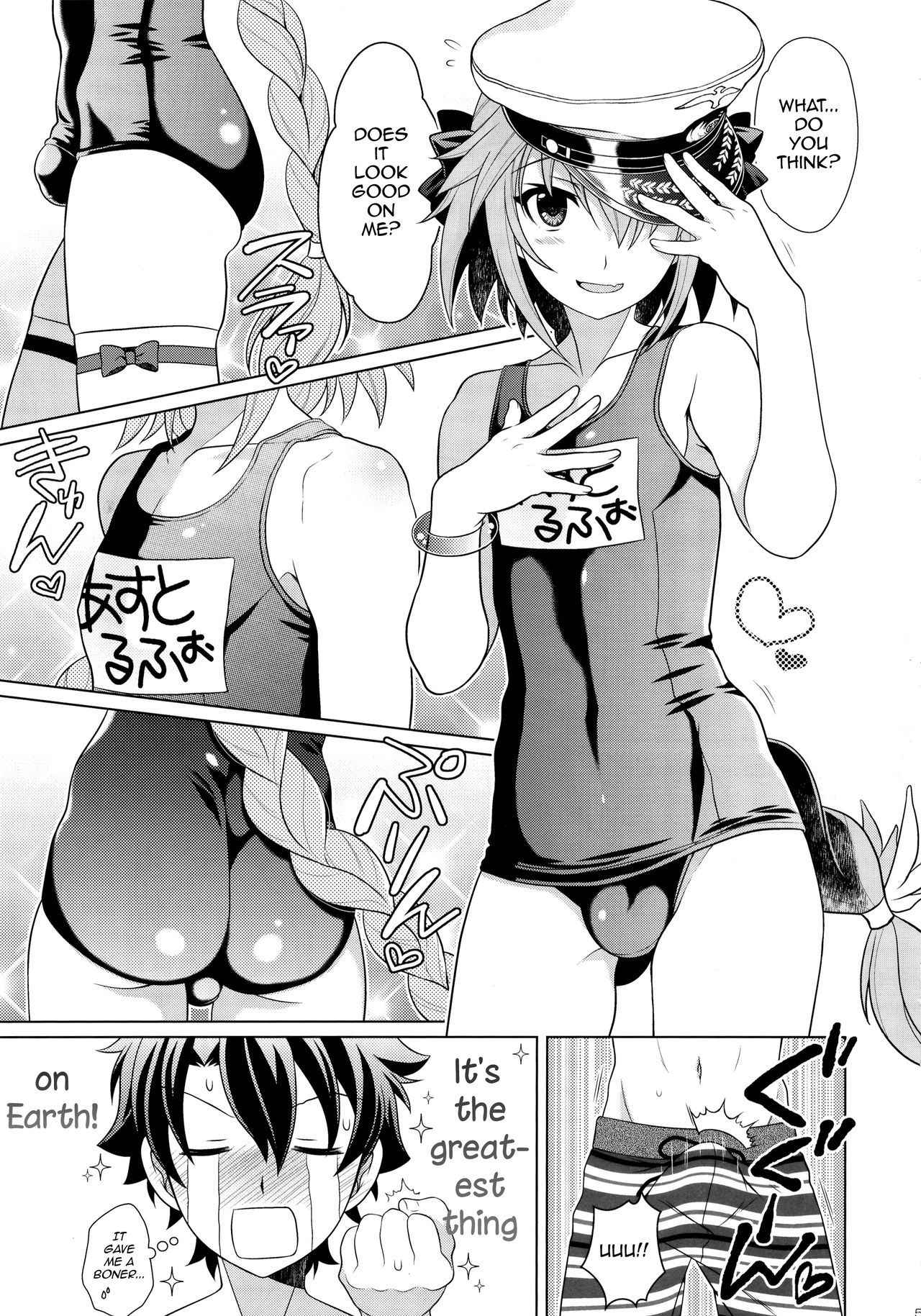 (C94) [Kanyou Shounen (URA)] Astolfo to Love Love Mizugi H (Fate Grand Order) [English] [mysterymeat3]