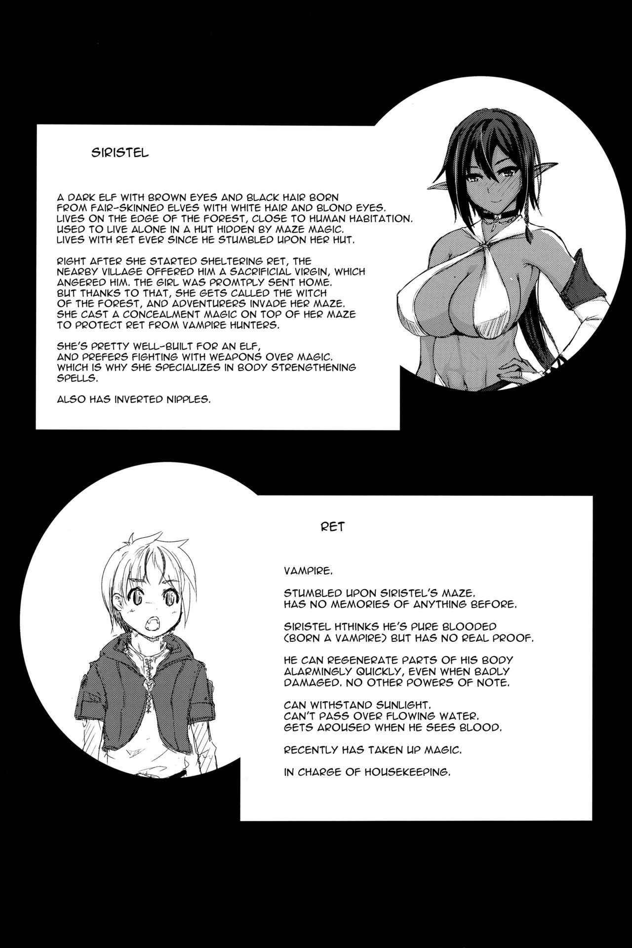 (C91) [Bizen Dorobune Koubou (Bizen Dorobune)] Kasshoku Elf to Chiisana Kyuuketsuki [English] [constantly]