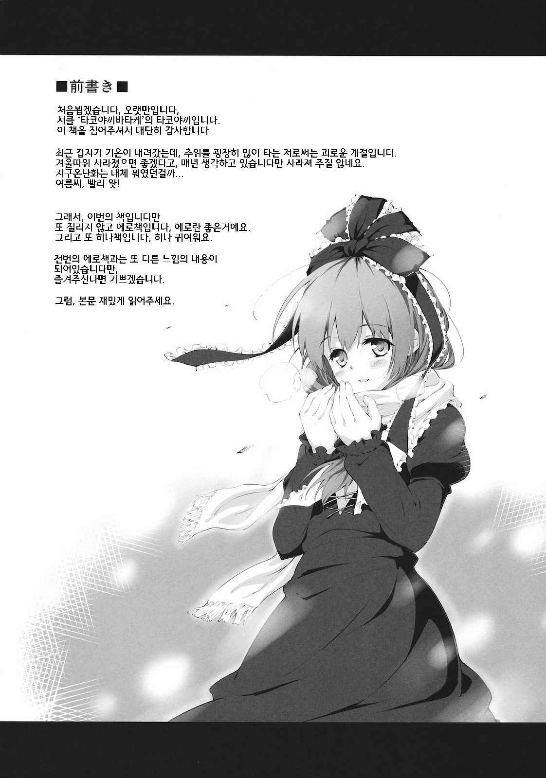 (C81) [Takoyaki-batake (Takoyaki)] Kowasareta Omamori (Touhou Project) [Korean]