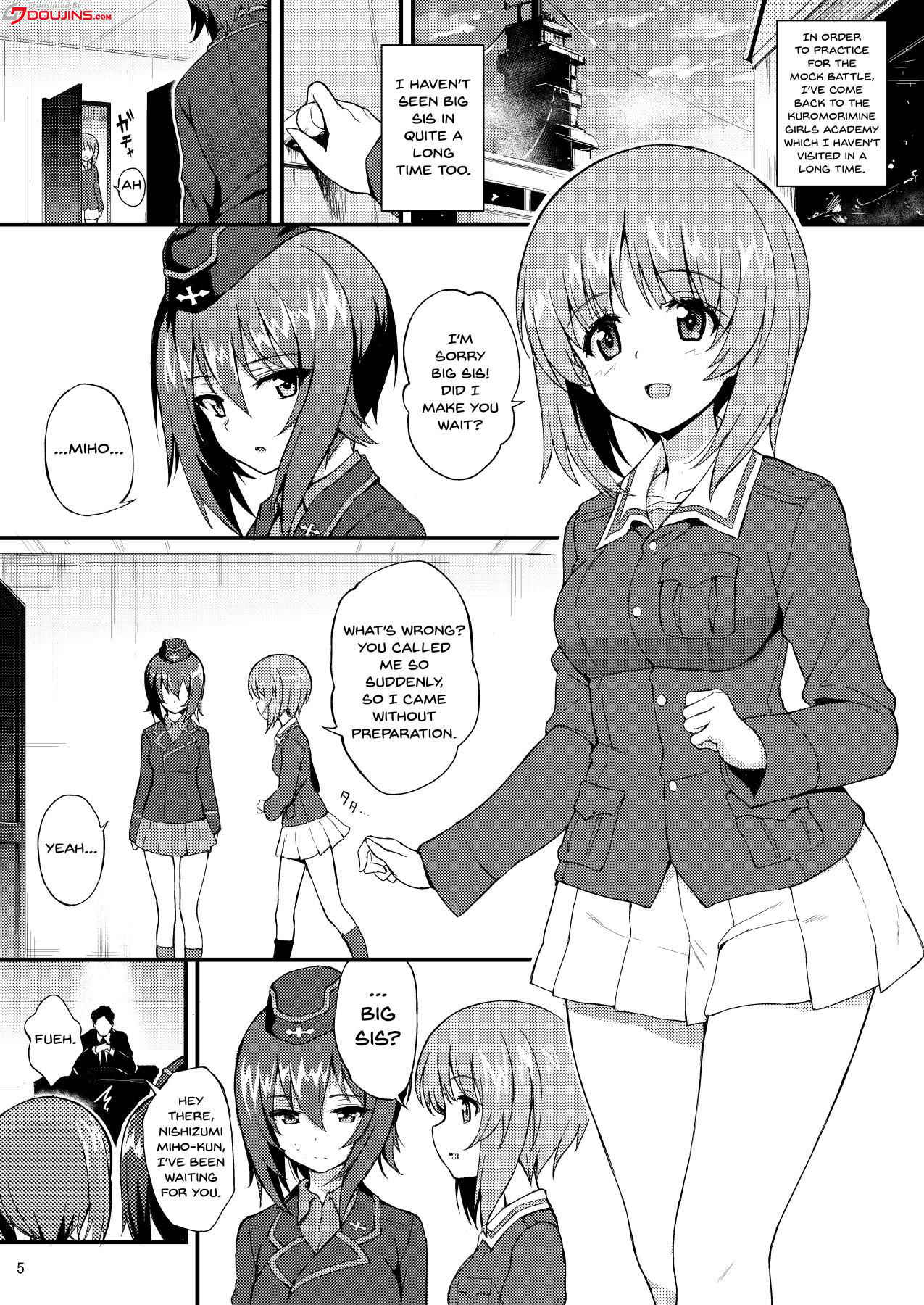 [Kyockchokyock (Kyockcho)] Nishizumi Shimai Ryoujoku | Nishizumi Sisters Sexual Assault (Girls und Panzer) [English] {Doujins.com} [Digital]