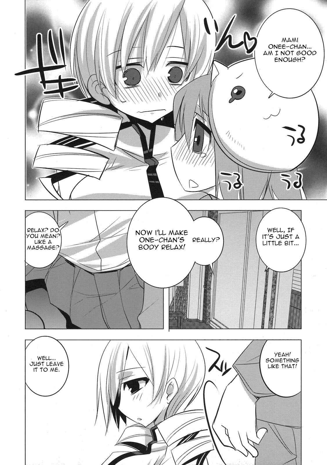 (COMIC1☆5) [DANGER=ZONE (Tokita Monta)] Saikin Seifuku no Mune ga Kitsuku nattekite Okomari no Yousu no Mami-san. (Puella Magi Madoka Magica) [English] [Gagak_Black]