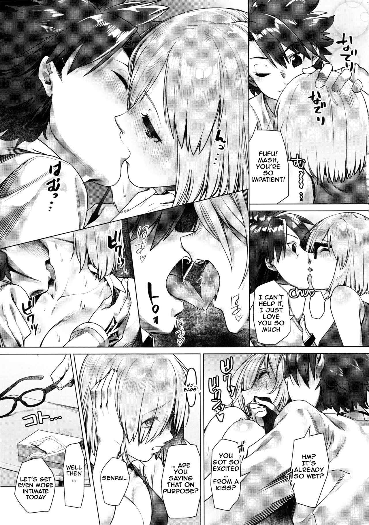 (C92) [i'm Fragile (HisayakiQ)] Hakua no Heya de Senpai to (Fate/Grand Order) [English] [NHNL]