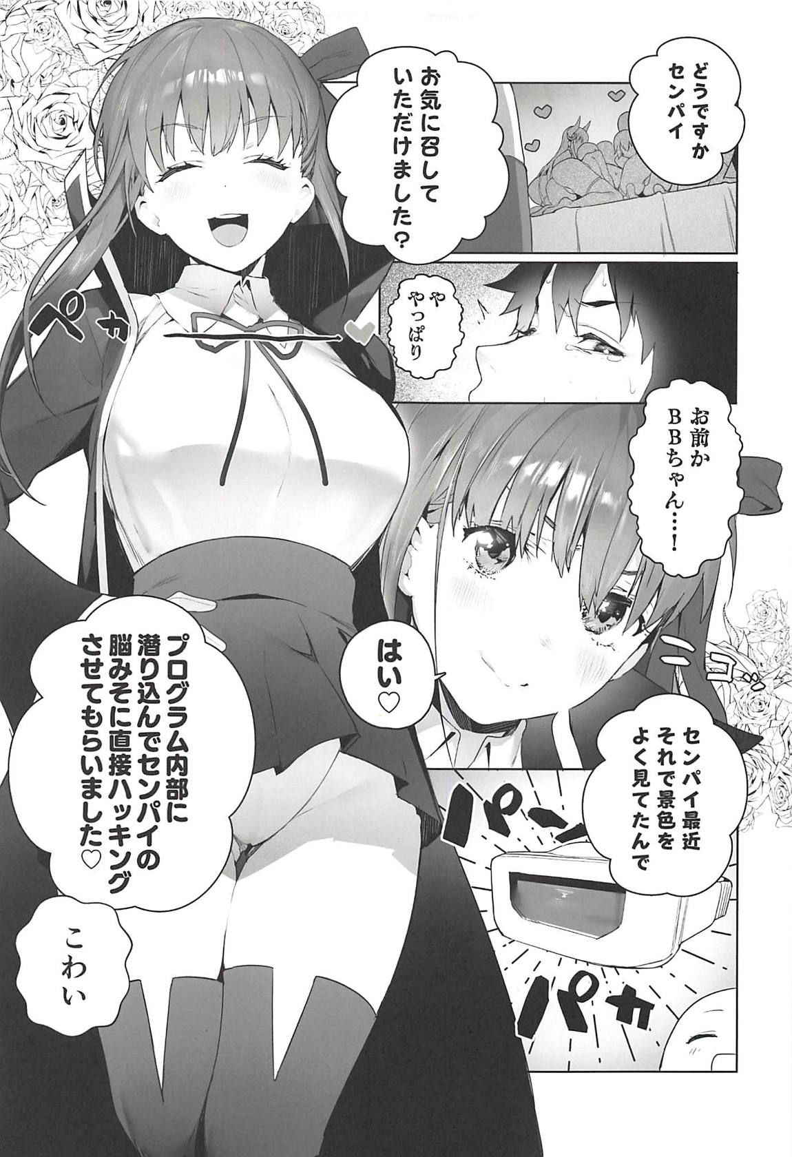 [FGO エロ同人誌]BBにVR空間で精液を絞られまくったので仕返しに令呪で命令して…