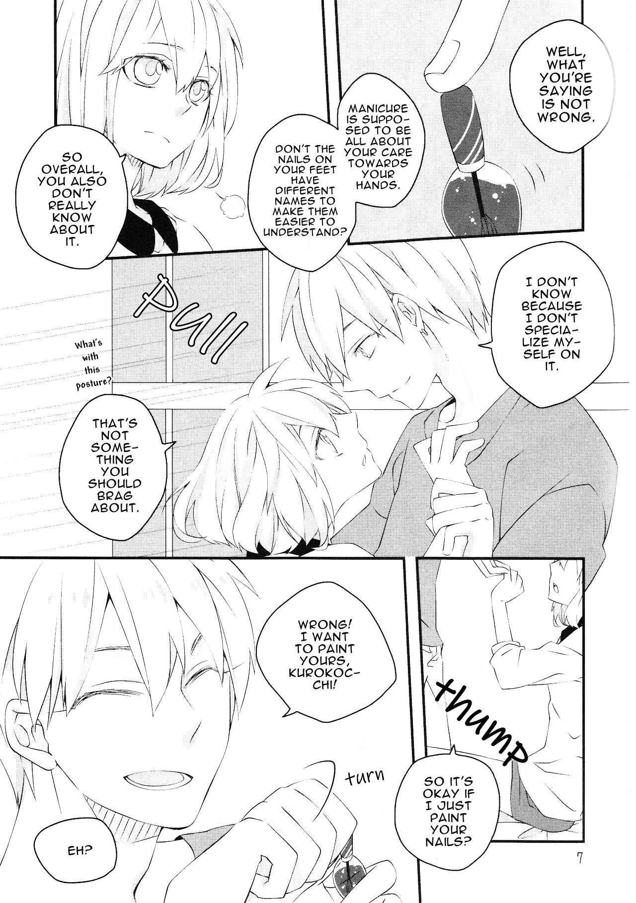 (CCTokyo134) [Dolce (Ichiya)] Pedicure Time (Kuroko no Basuke) [English] [mafy]