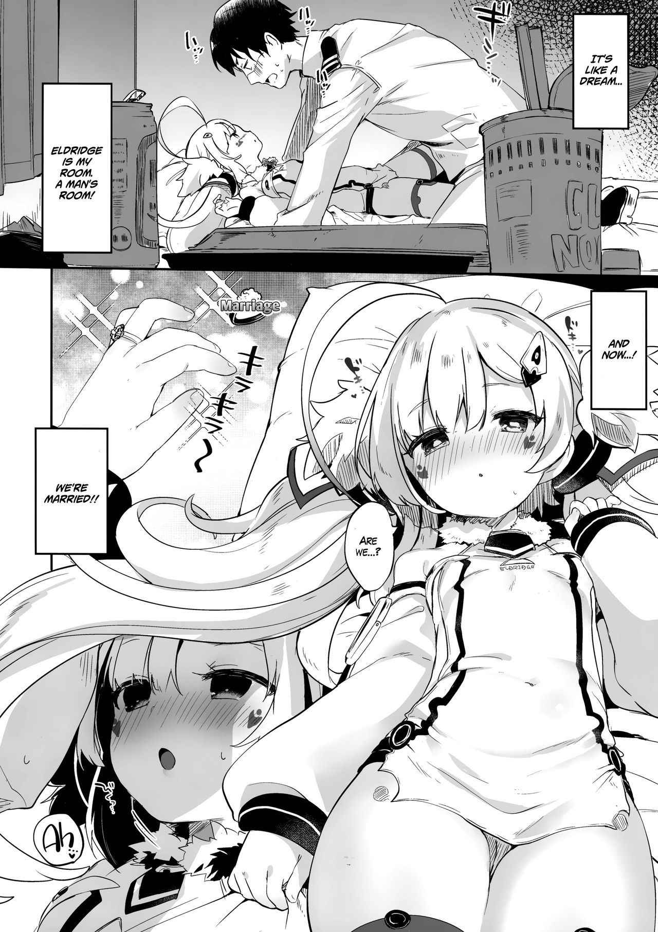 (C94) [Kedama Gyuunyuu (Tamano Kedama)] Eld Marriage (Azur Lane) [English] =White Symphony=