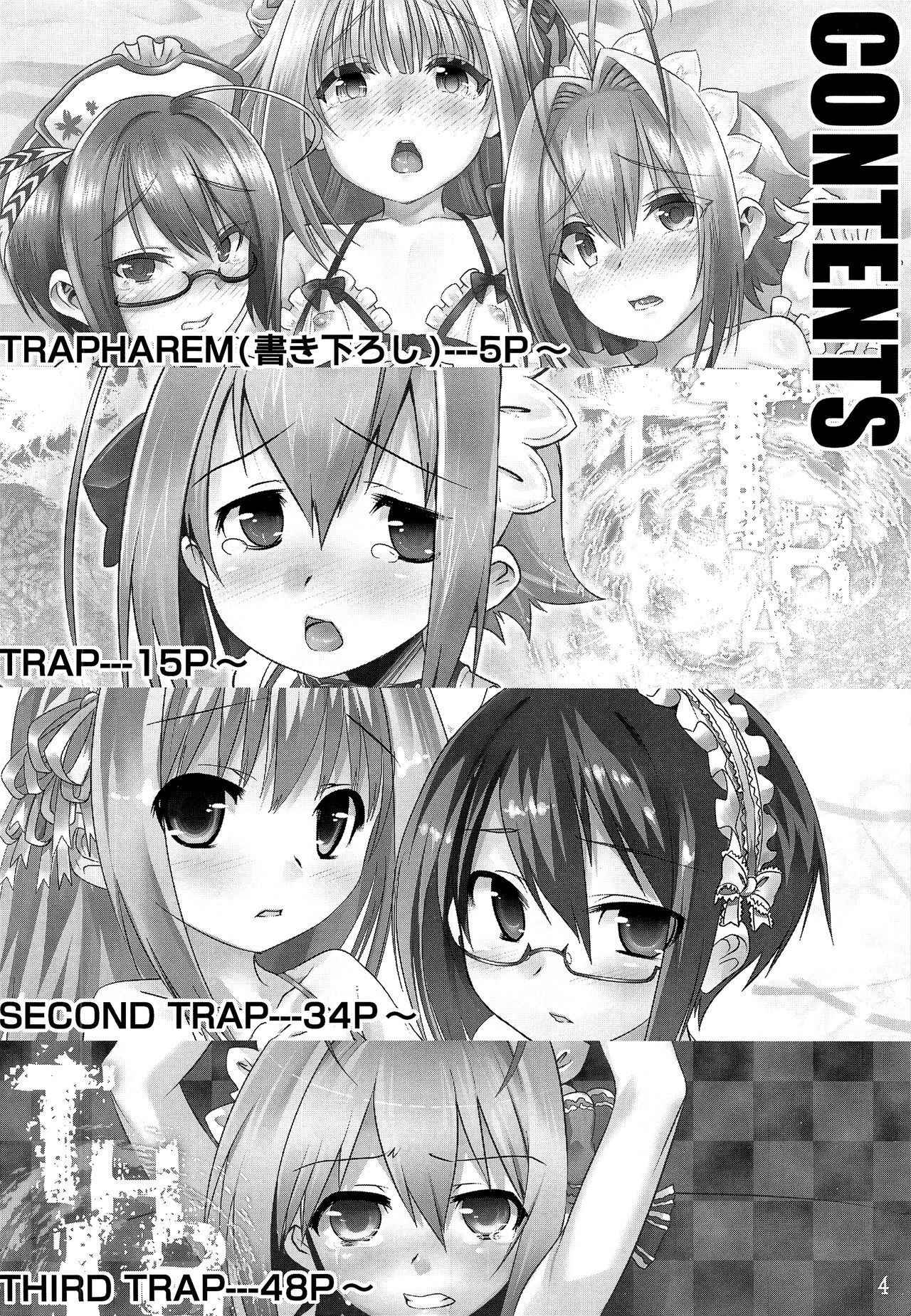 (C93) [EGO DANCE (Nanamatsu Kenji] TRAP HAREM (Otokonoko wa Maid Fuku ga Osuki!?)