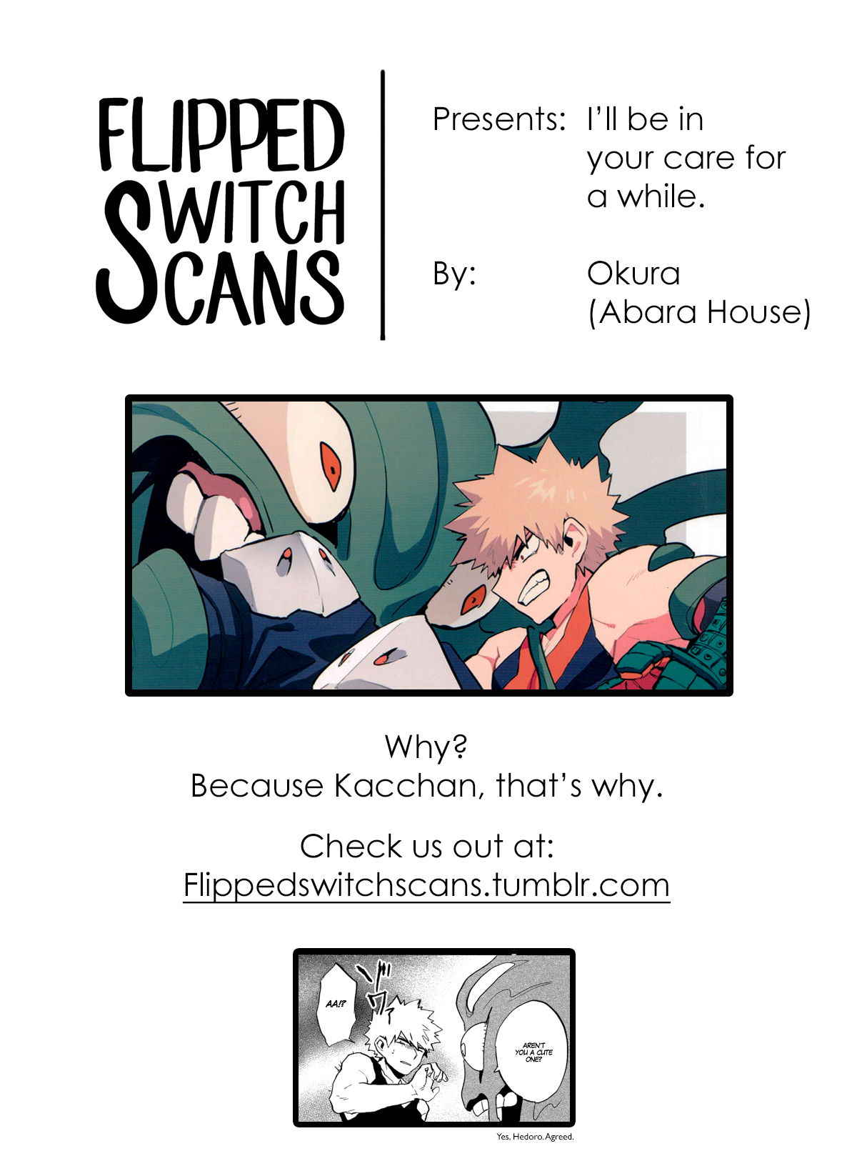 [okura (Abara House)] I'll be in your care for a while (Boku no Hero Academia) [English] [Flipped Switch Scanlations]