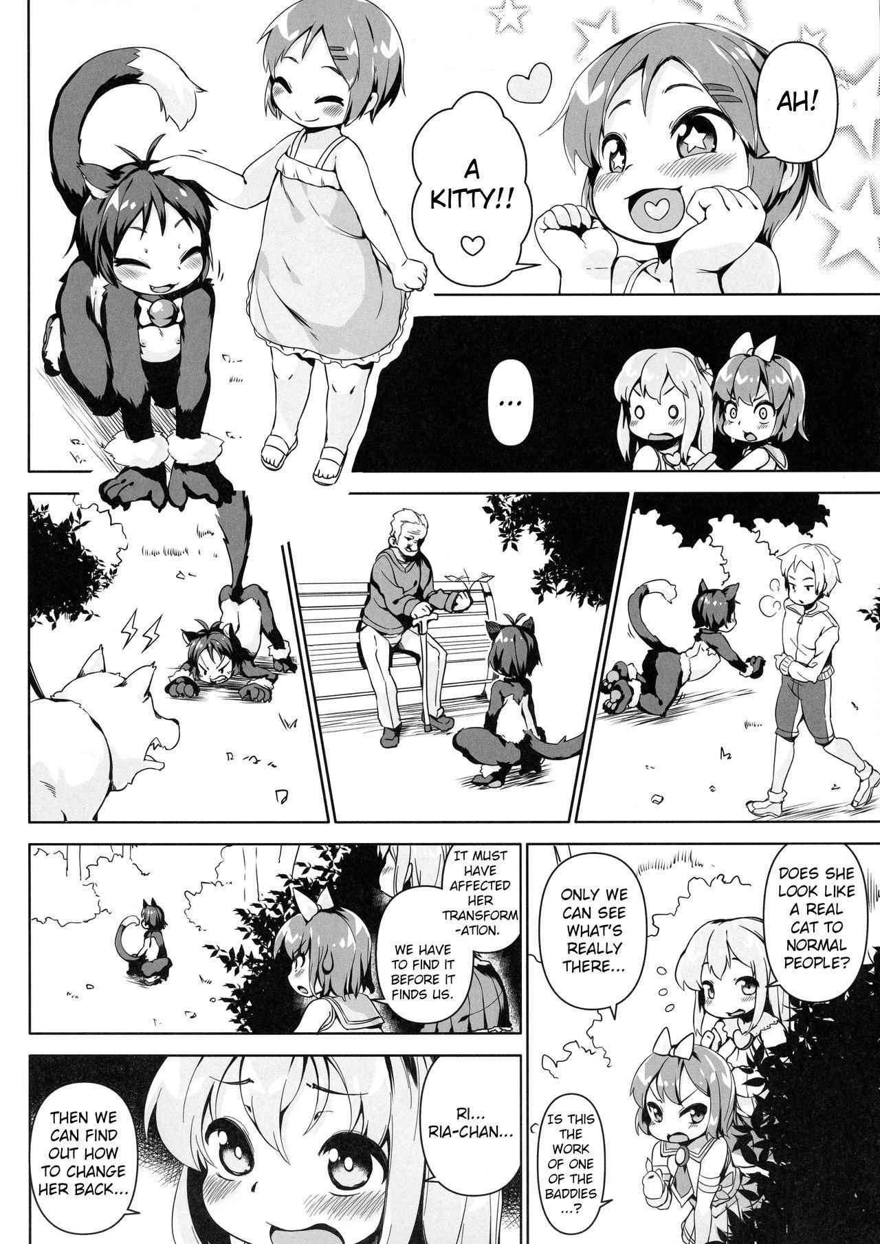 (C92) [Nanamehan (Hansharu)] Neko Ochi Shine Fairies | The Cat Fall of the Shine Fairies [English] [Jormangander]