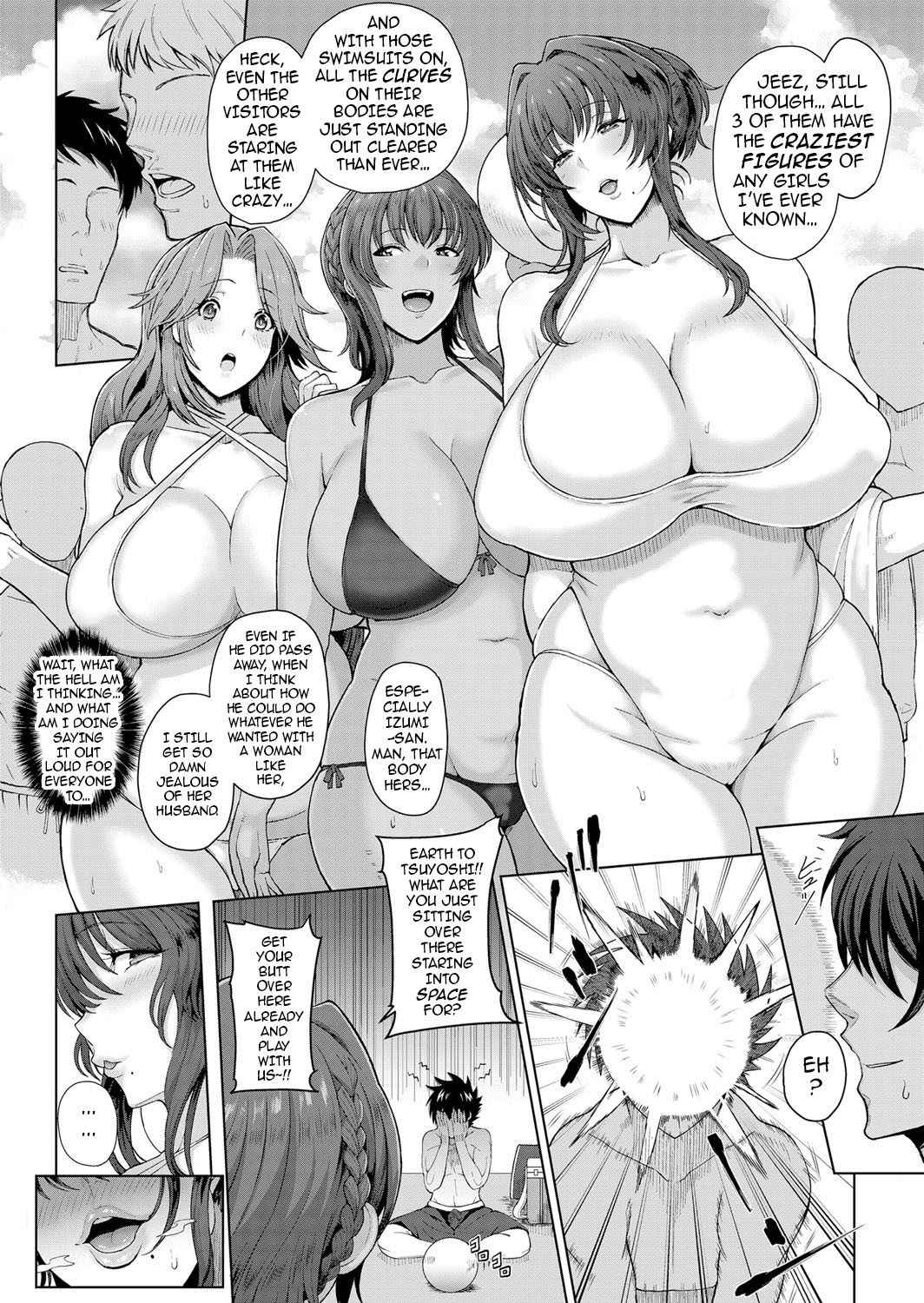 [Tawara Hiryuu] Toshiue Zukushi Jukushita Sanshimai 1 -Hoshigari Miboujin to Ore- | The Three Older, Mature Sisters Next Door 1 -The Frustrated Widow and Me- (COMIC Grape Vol. 59) [English] {darknight}