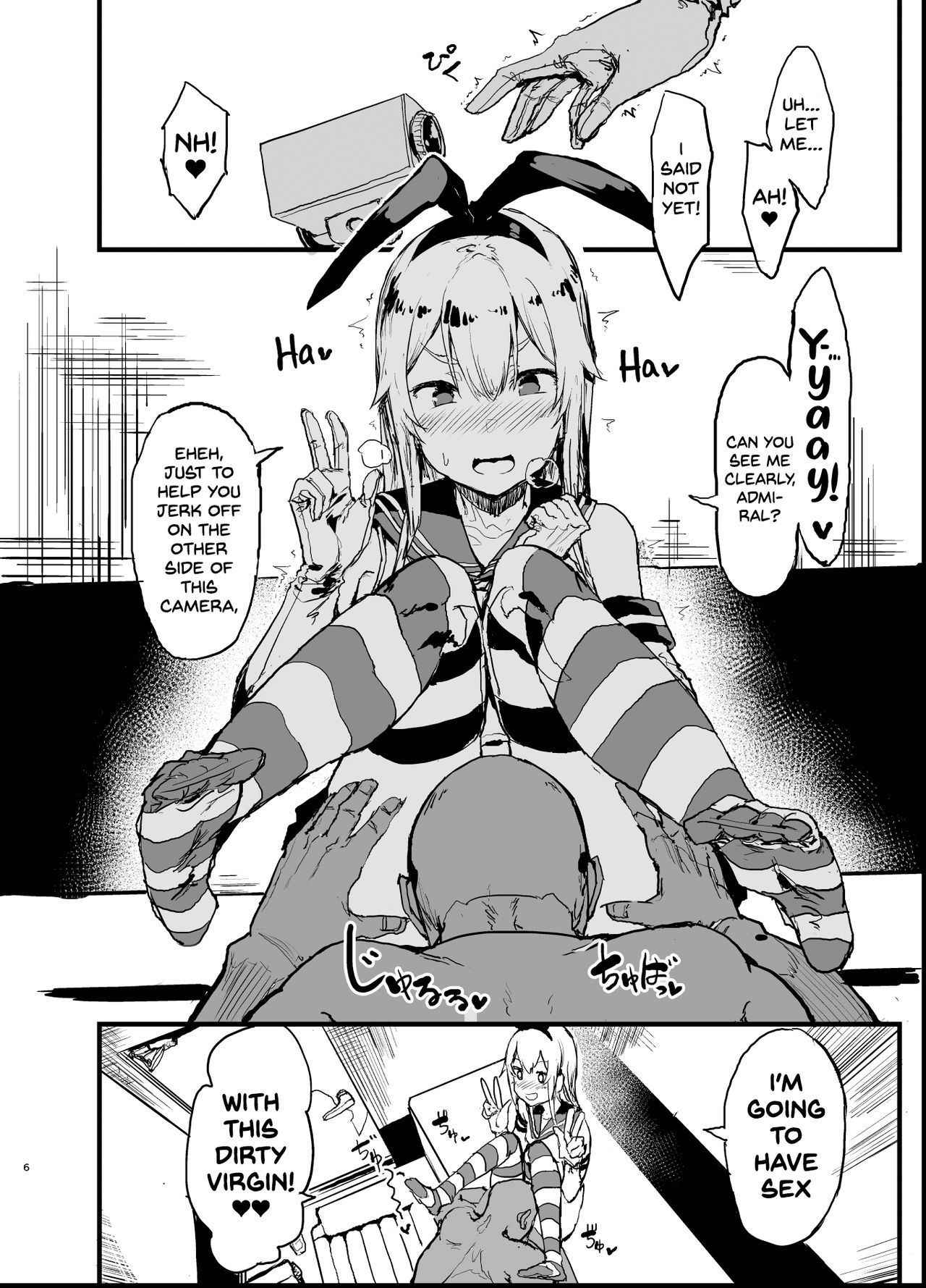 [Nhoooooooooooooo (Oosawara Sadao)] Futokutei Tasuu no Otoko to Berochuu Sex Suru Shimakaze Netorase Bon | A Book Where Shimakaze Has Passionate Netorase Sex With a Large Number of Men (Kantai Collection -Kancolle-) [English] [Zukuyo] [Digital]