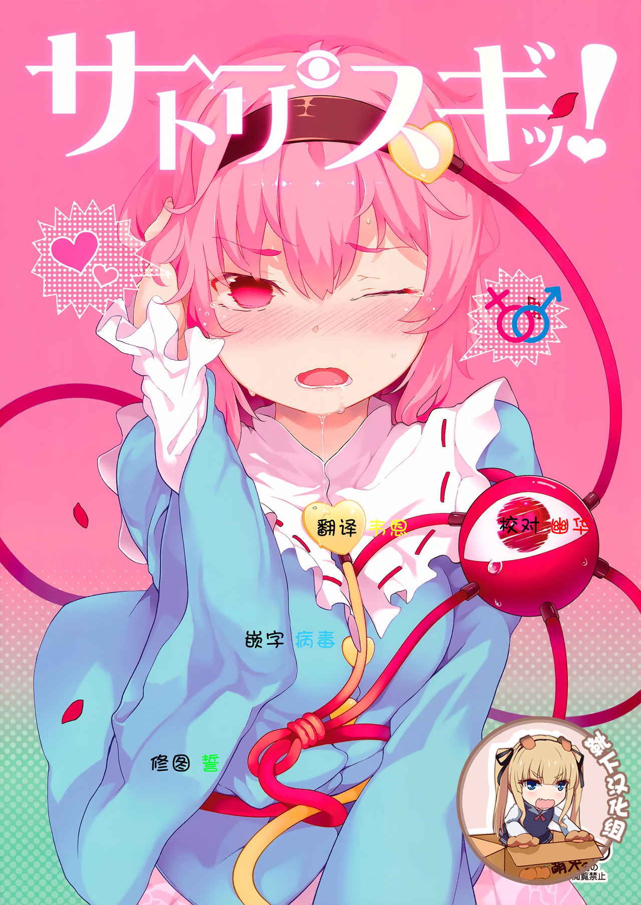 (Reitaisai 13) [IRIOMOTE (Saryuu)] Satorisugi! (Touhou Project) [Chinese] [靴下汉化组]