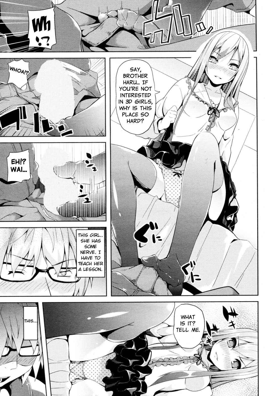 [DATE] Nijigen Strike | 2D Strike (COMIC P Flirt Vol.11 2011-06) [English] [Learn JP With H]