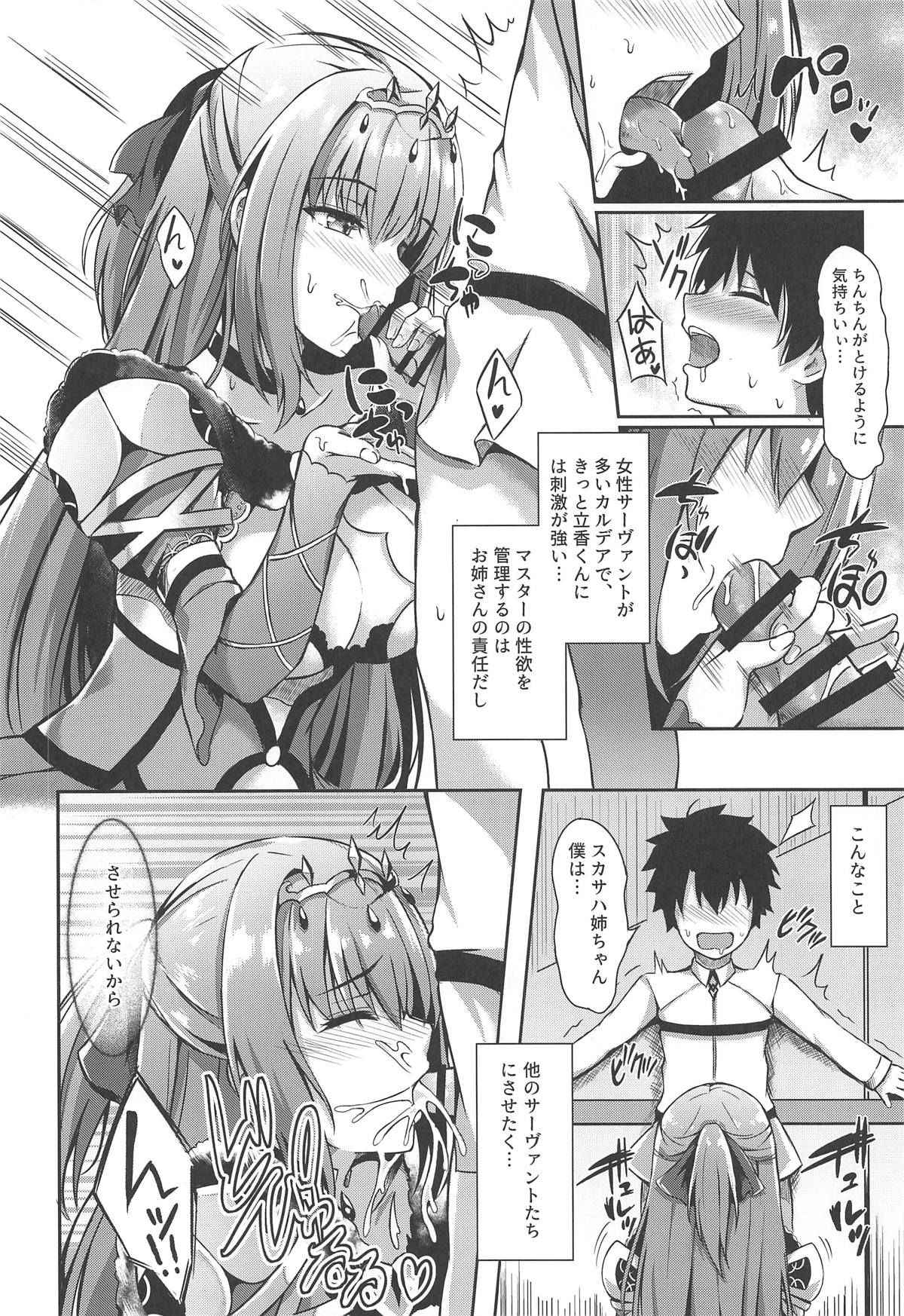 (COMIC1☆14) [Koniro Kajitsu (Konka)] Scathach Nee-chan ga Kanri Shite Ageyou (Fate/Grand Order)