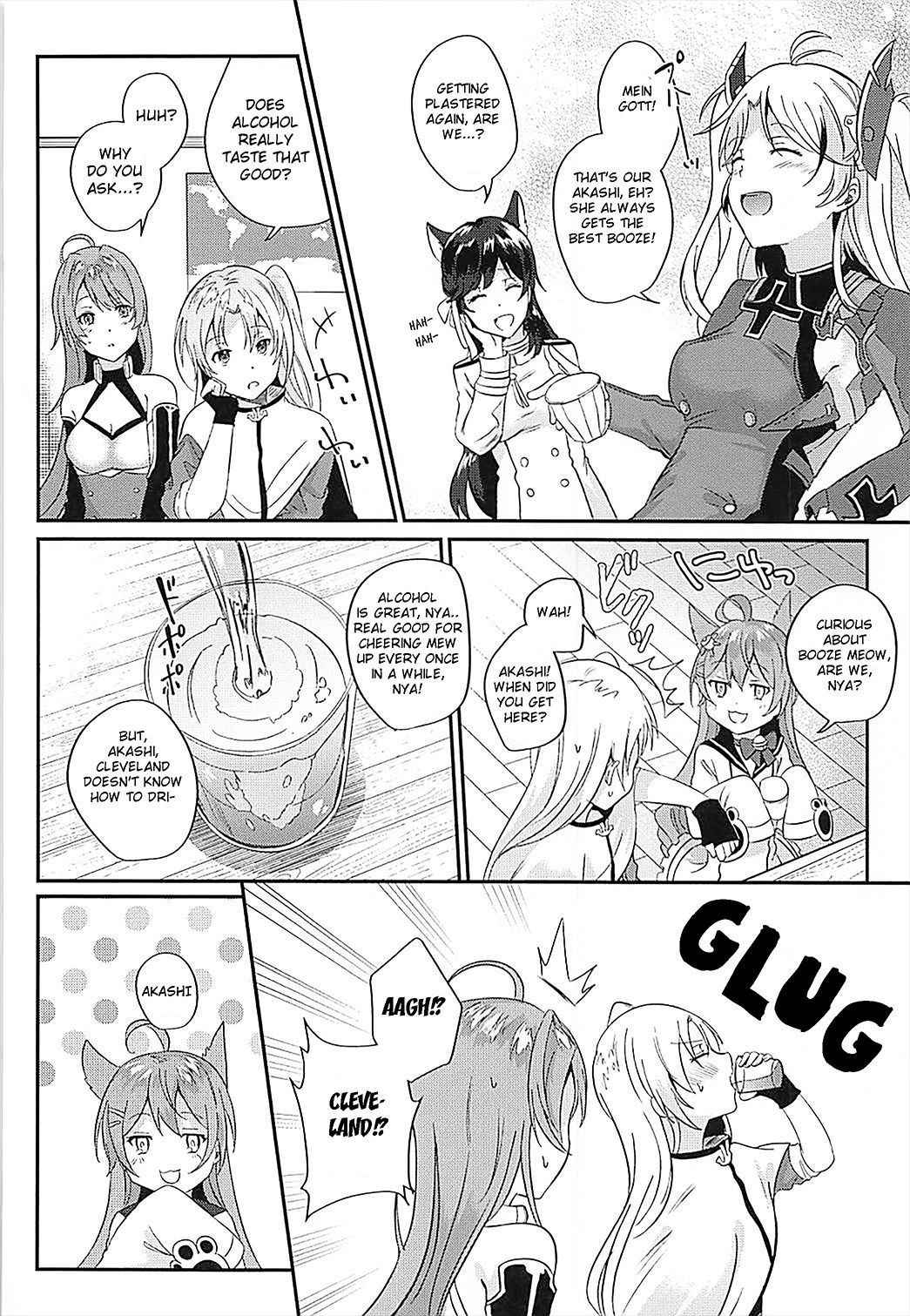 (COMIC1☆13) [latelate (Chikubai)] Cleveland to Yoidore Ecchi | Drunk Sex with Cleveland (Azur Lane) [English]