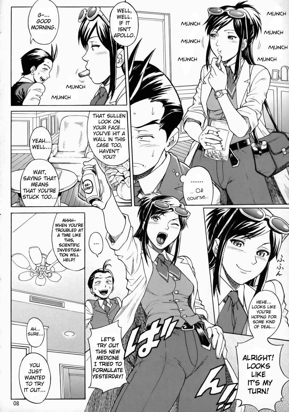 (C72) [Bakuretsu Fusen (Denkichi)] Love Junkie (Ace Attorney) [English] [GoldButt]