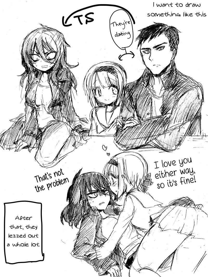 (Pixiv) [Takashi] TS boyfriend and the bi girlfriend [English] [Samachan]