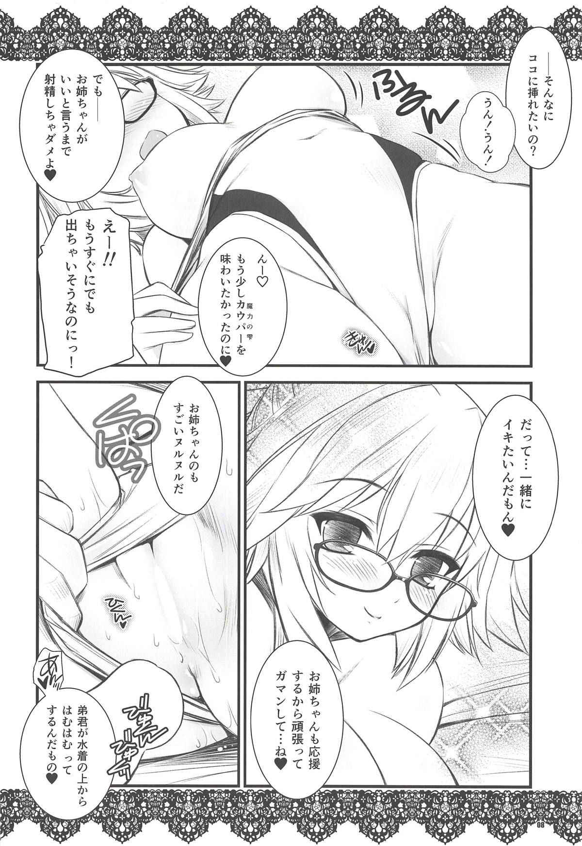 (COMIC1☆14) [Yakan Honpo (Inoue Tommy)] Megane x Kyouei Mizugi x Kyonyuu Choukyoushi Onee-chan (Fate/Grand Order)