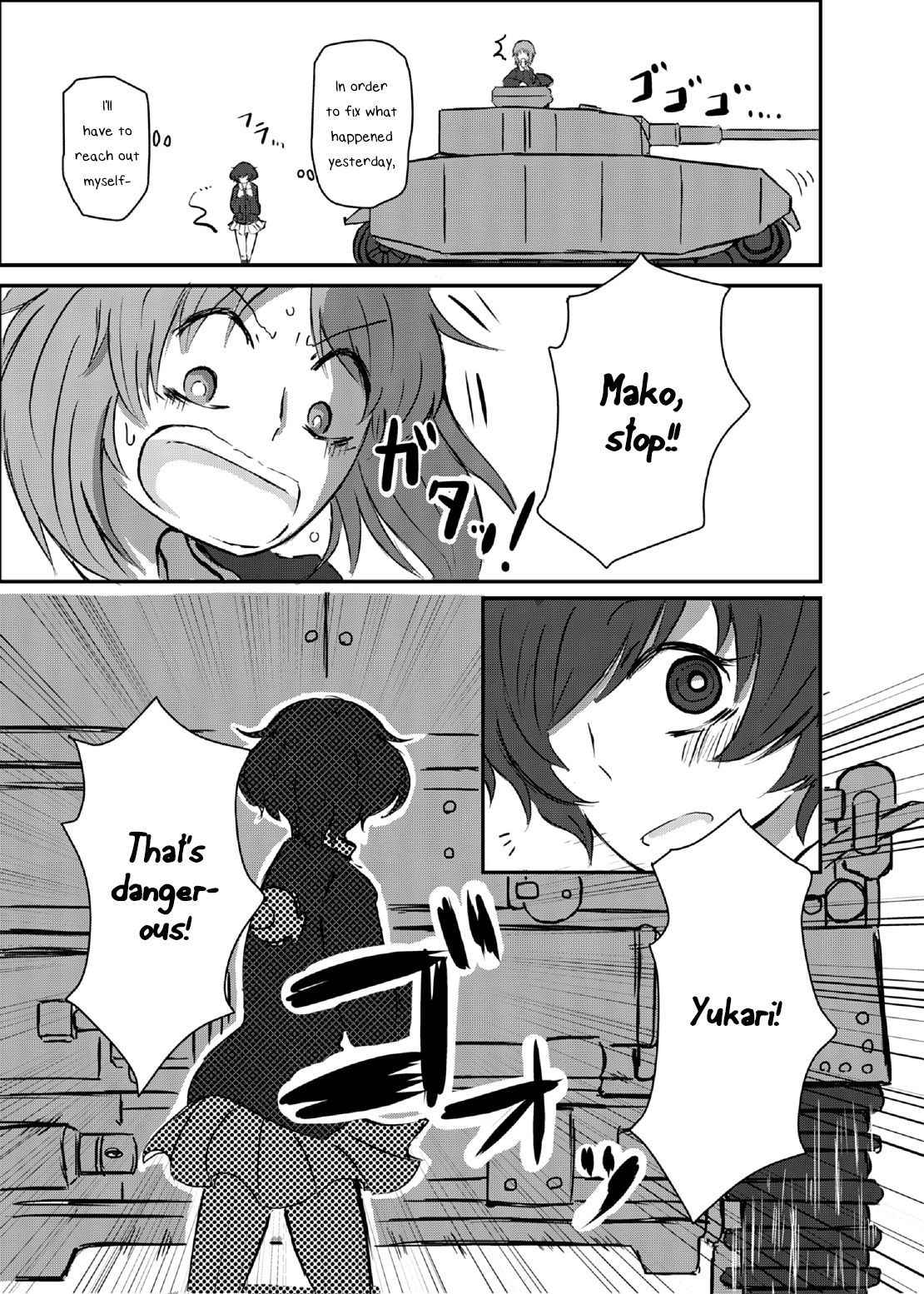 (Panzer Vor! 15) [Ooarai Nourakudou (Noumen)] Bouhatei wa Takaku Moroi | The Higher the Breakwater, the Quicker It Is to Crumble (Girls und Panzer) [English] [Yuri-ism]